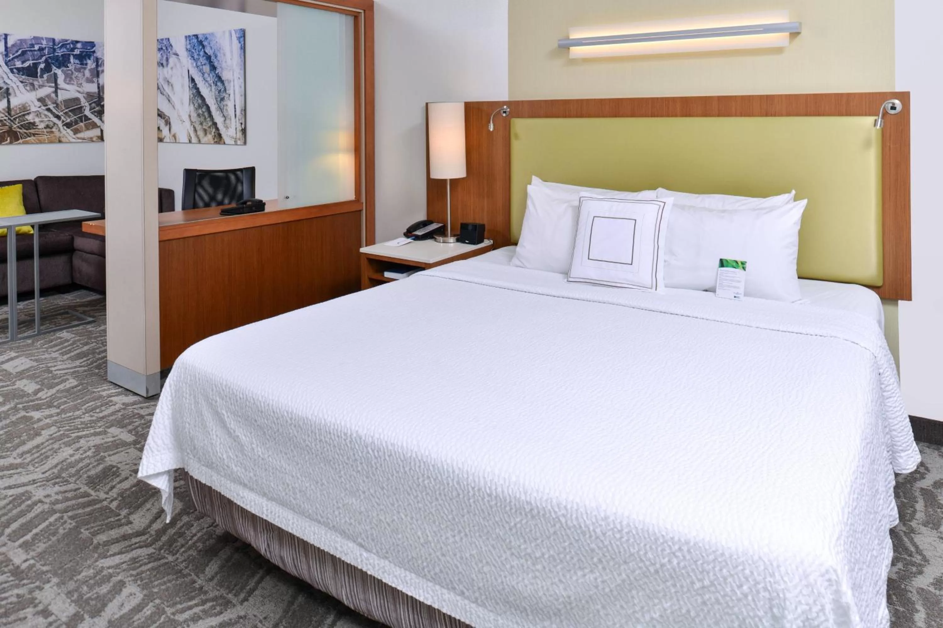 Photo of the whole room, Bed in Springhill Suites by Marriott Detroit Metro Airport Romulus