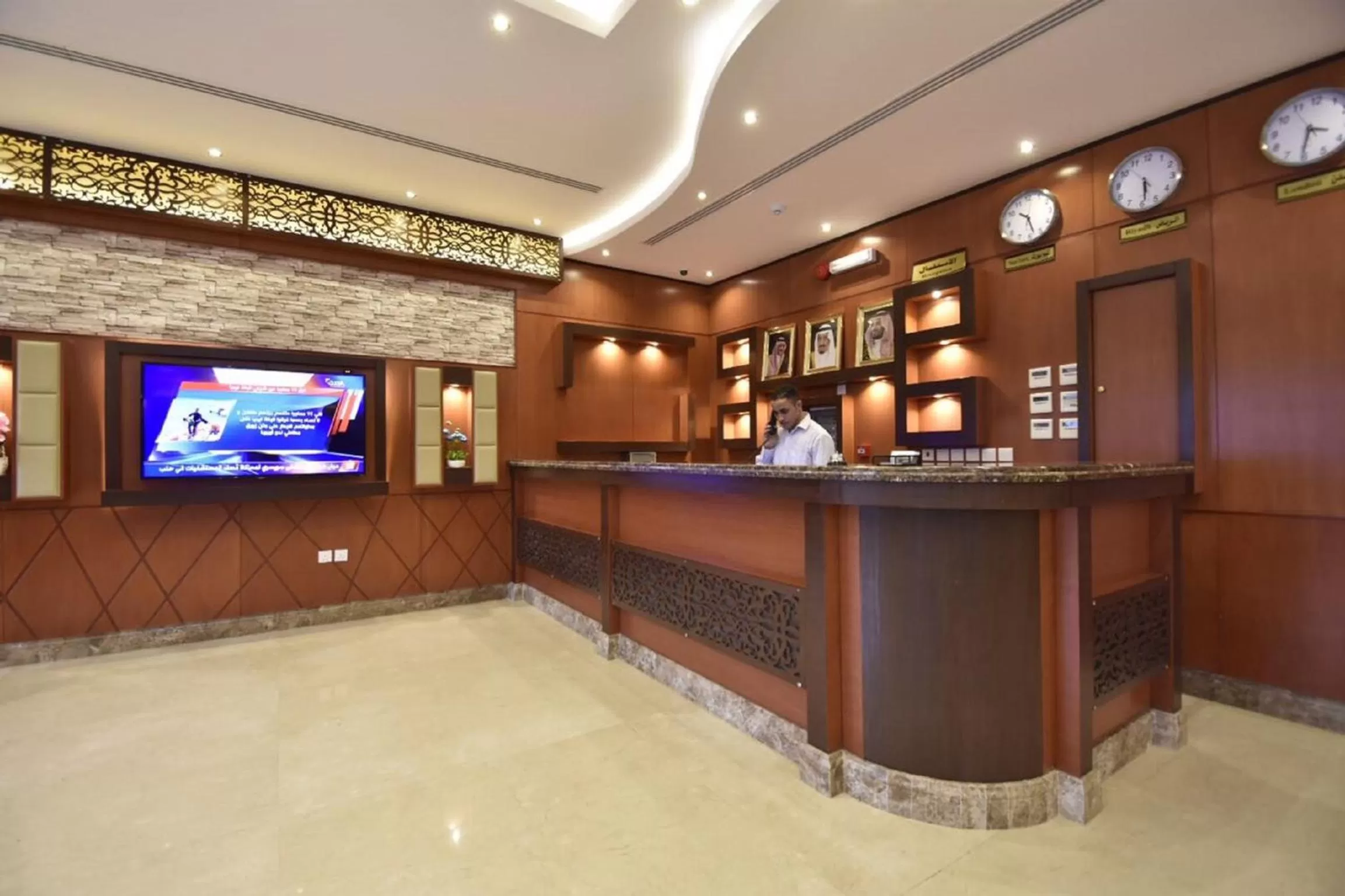 On site, Lobby/Reception in Abat Suites