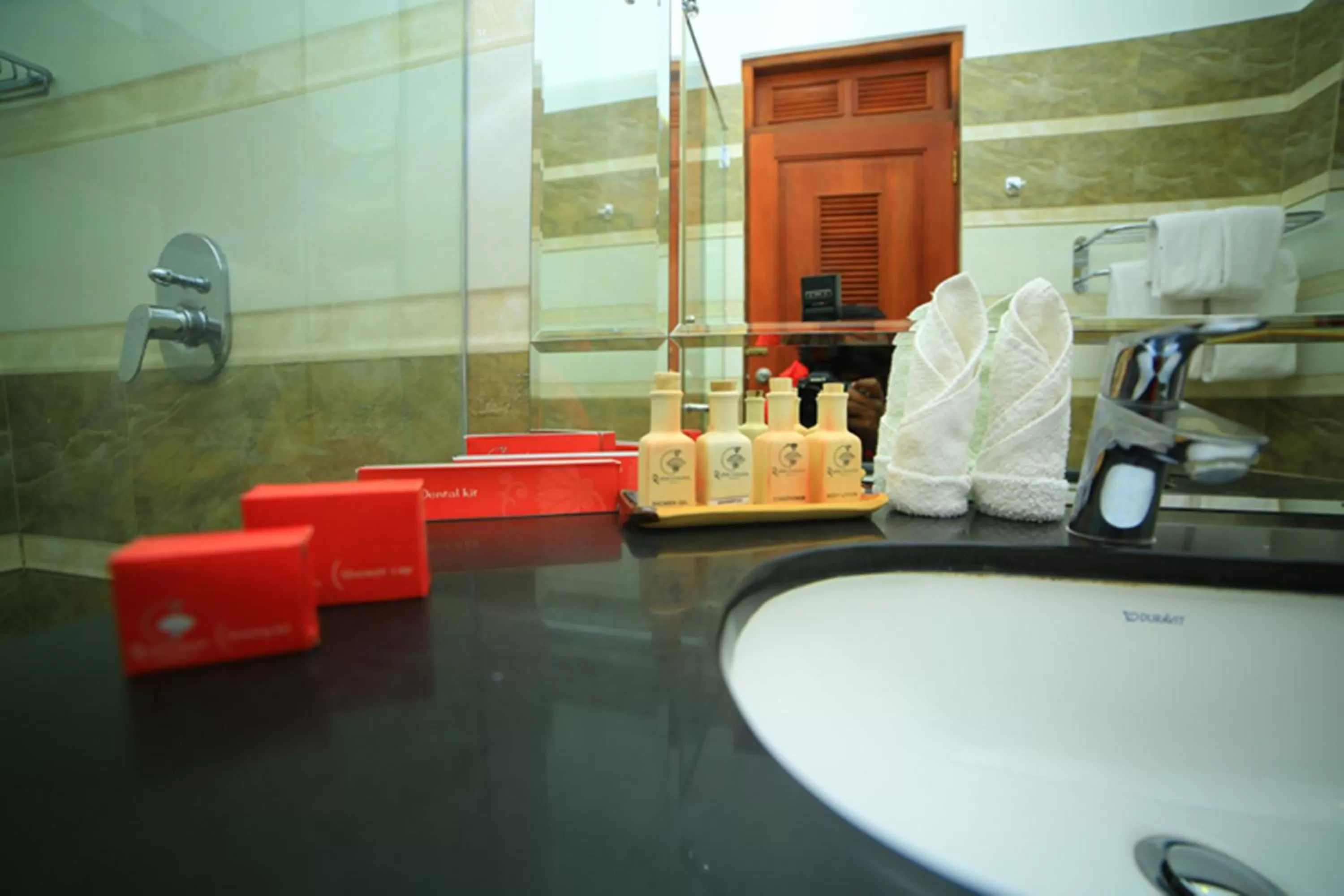 Bathroom in Ruins Chaaya Hotel