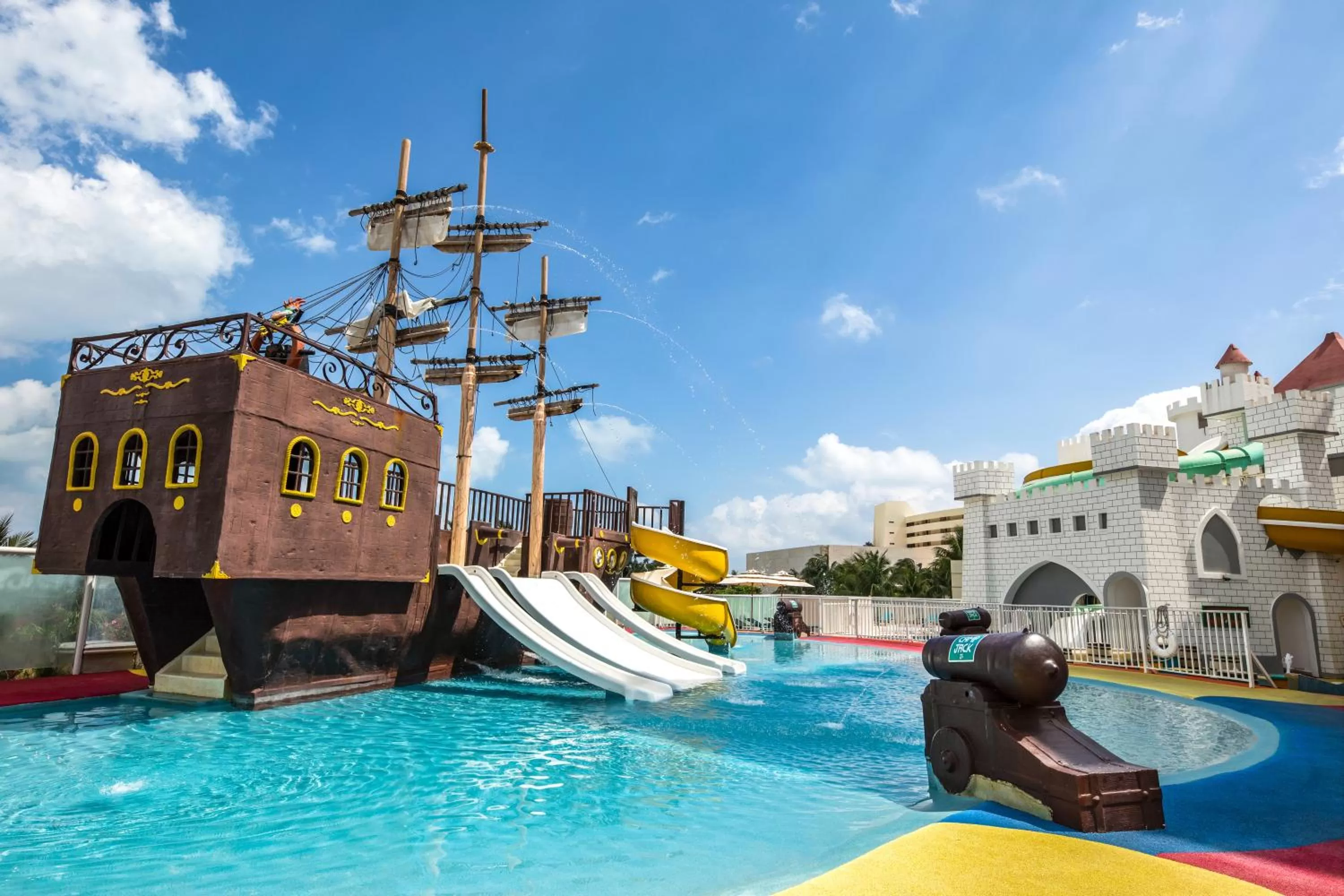 Children play ground in Sunscape Cancun All-Inclusive Resort & Spa by Hyatt