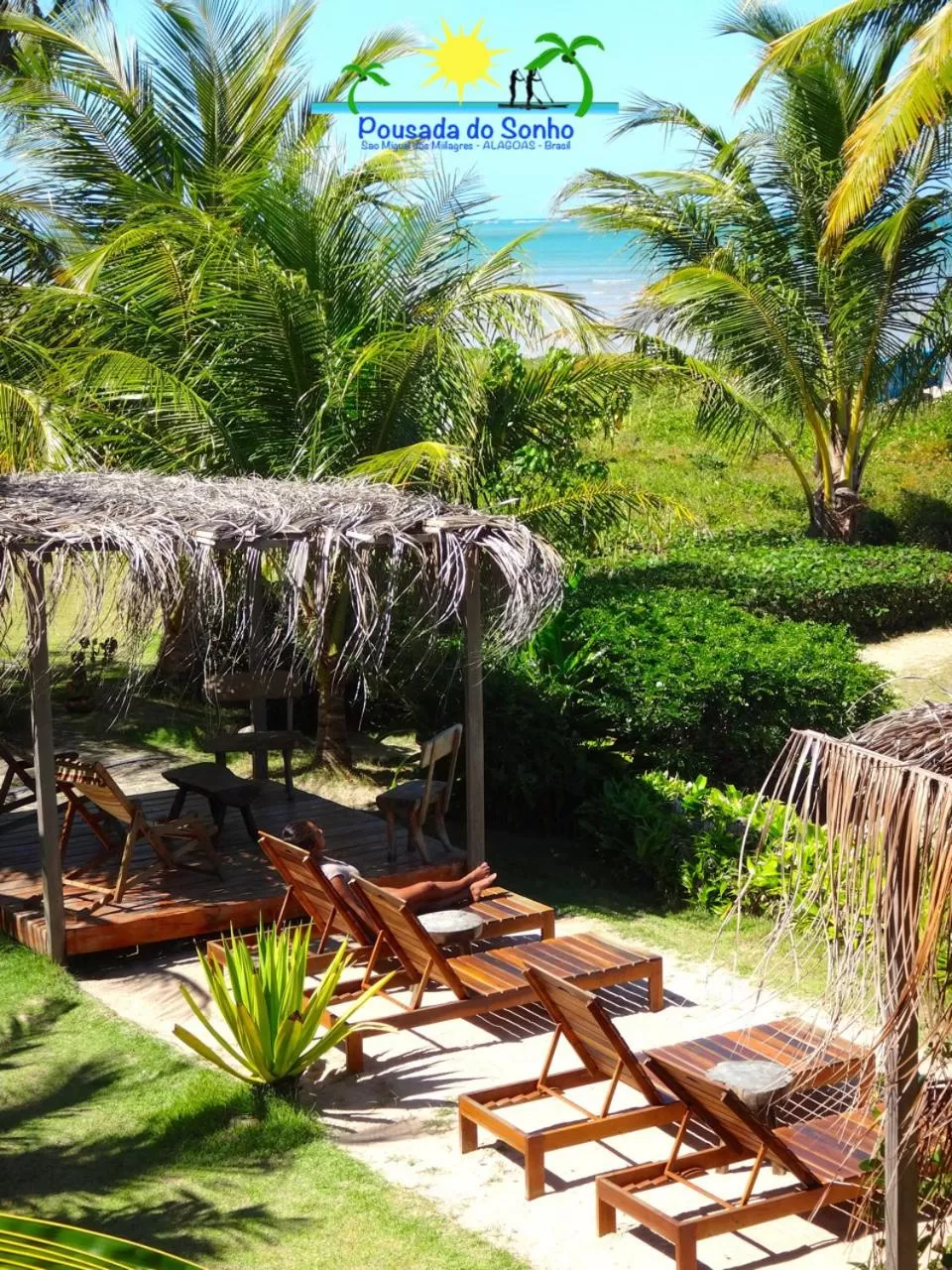 Bird's eye view, Patio/Outdoor Area in Pousada do Sonho
