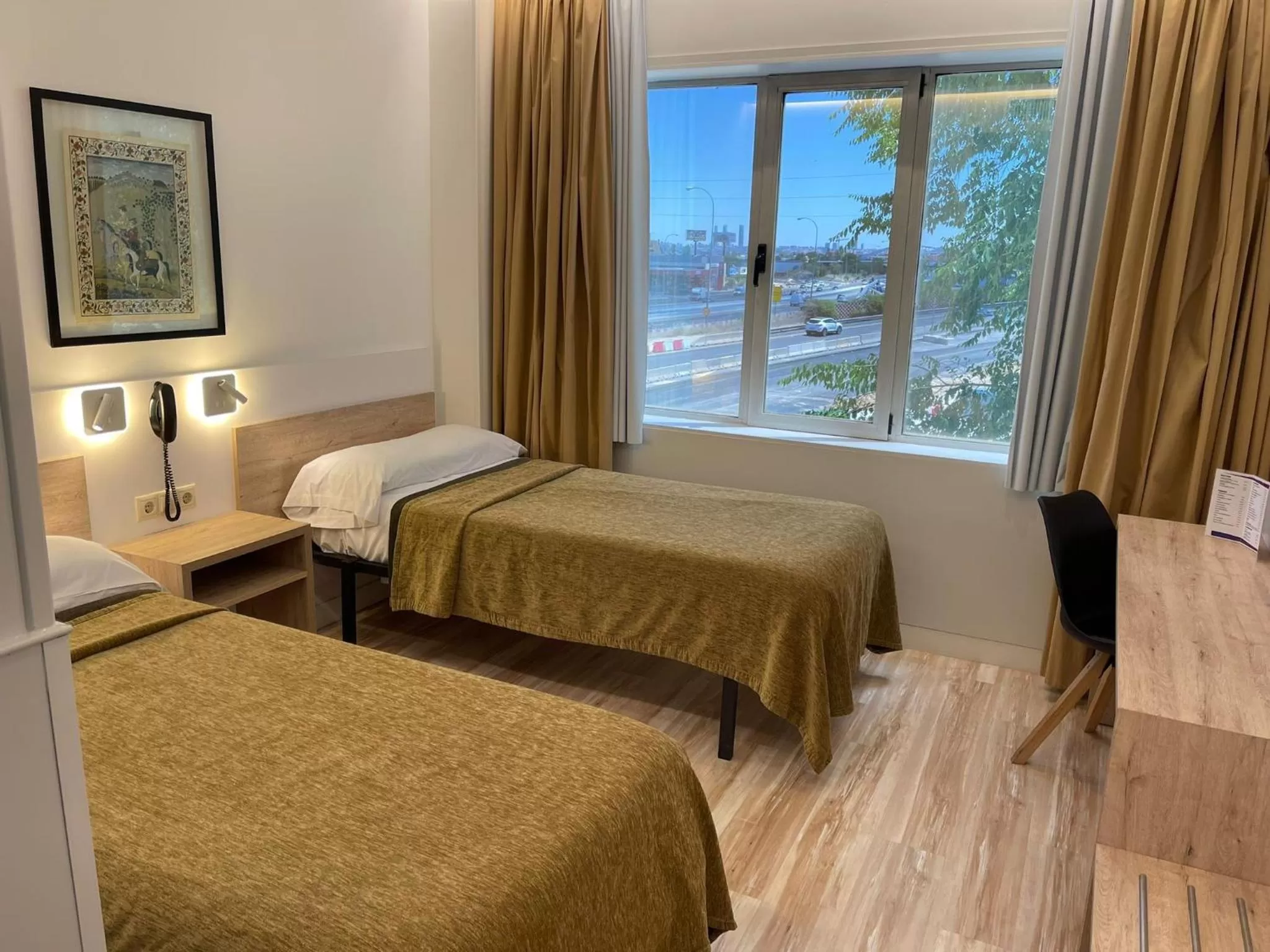 Bed in Hotel Concordy