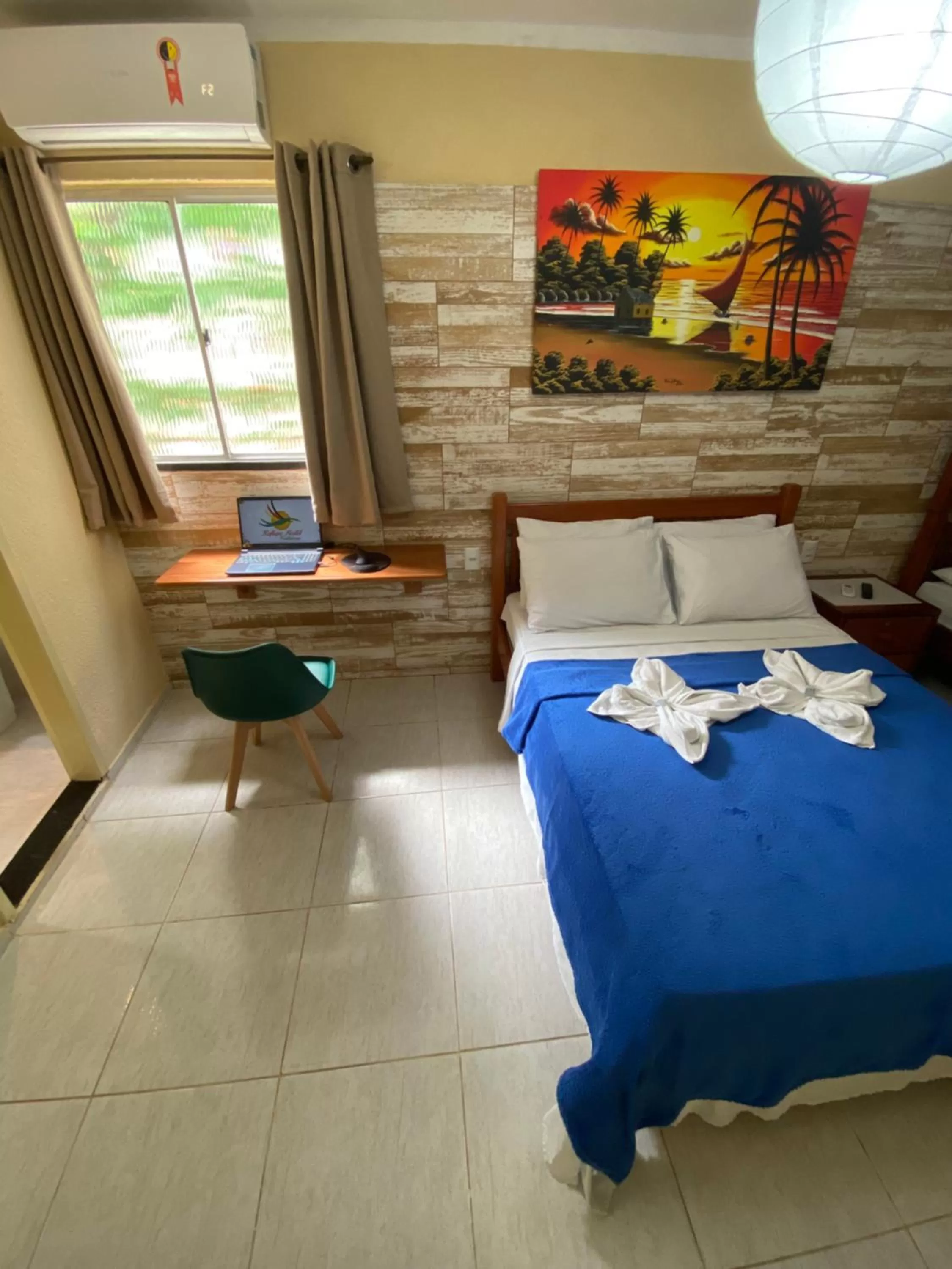 Bed in Refúgio Pousada Fortaleza