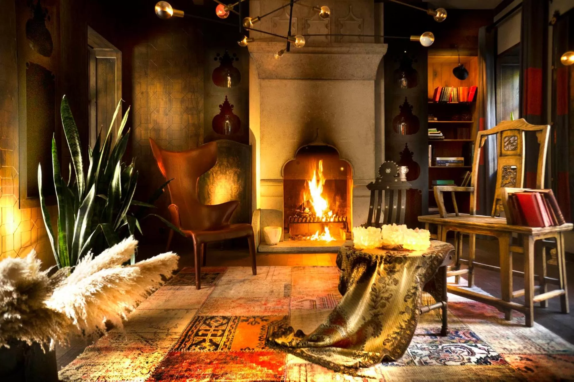 Seating area in Alavya