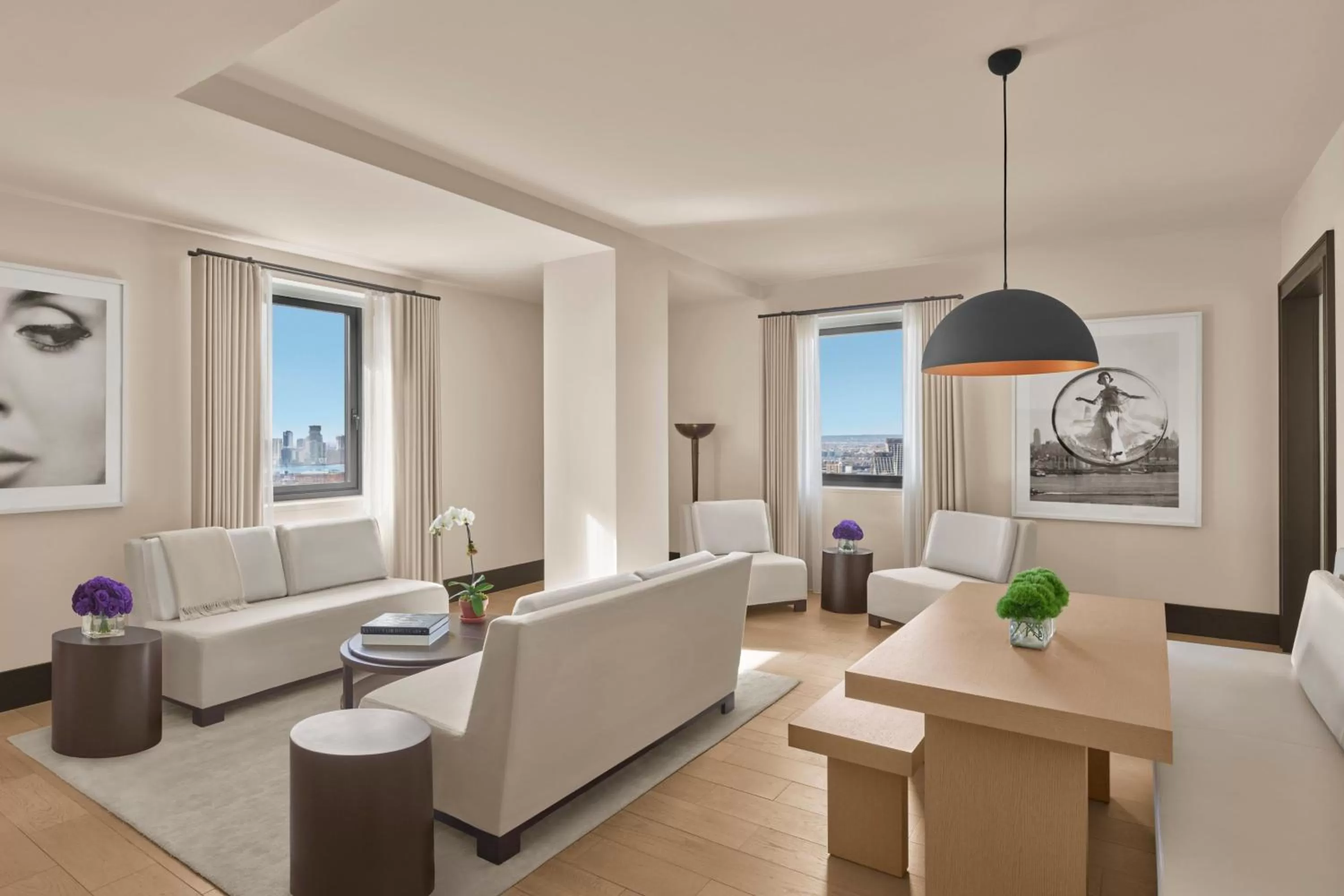 Living room in The New York EDITION