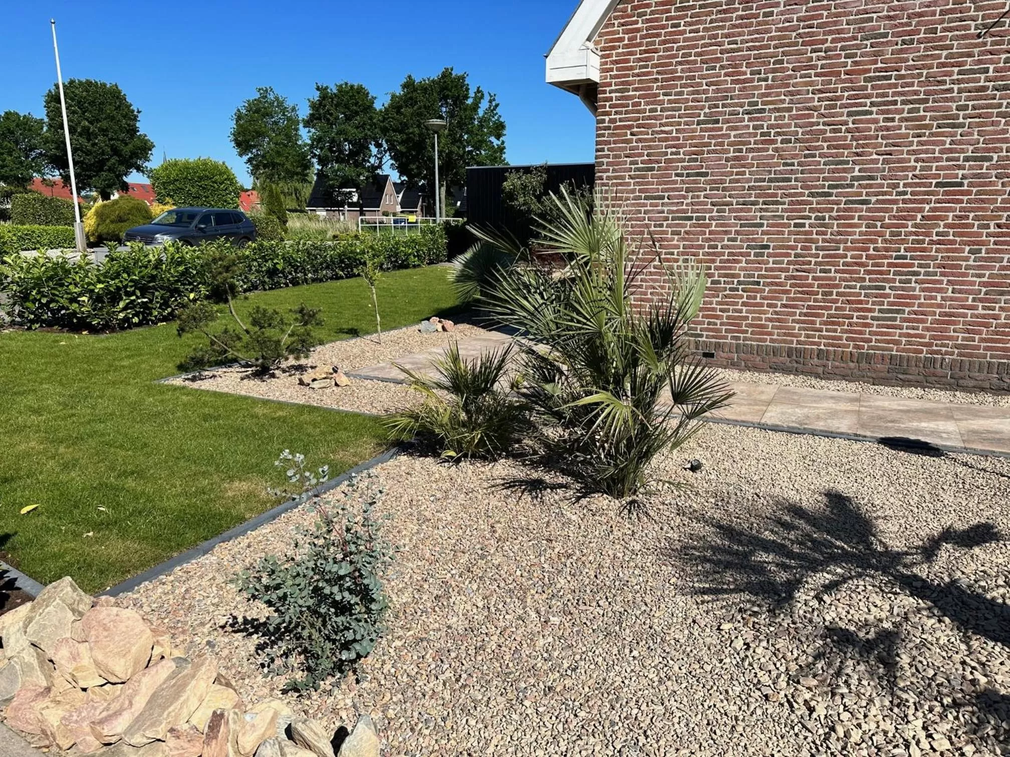 Garden in B&B de Wiekeborg