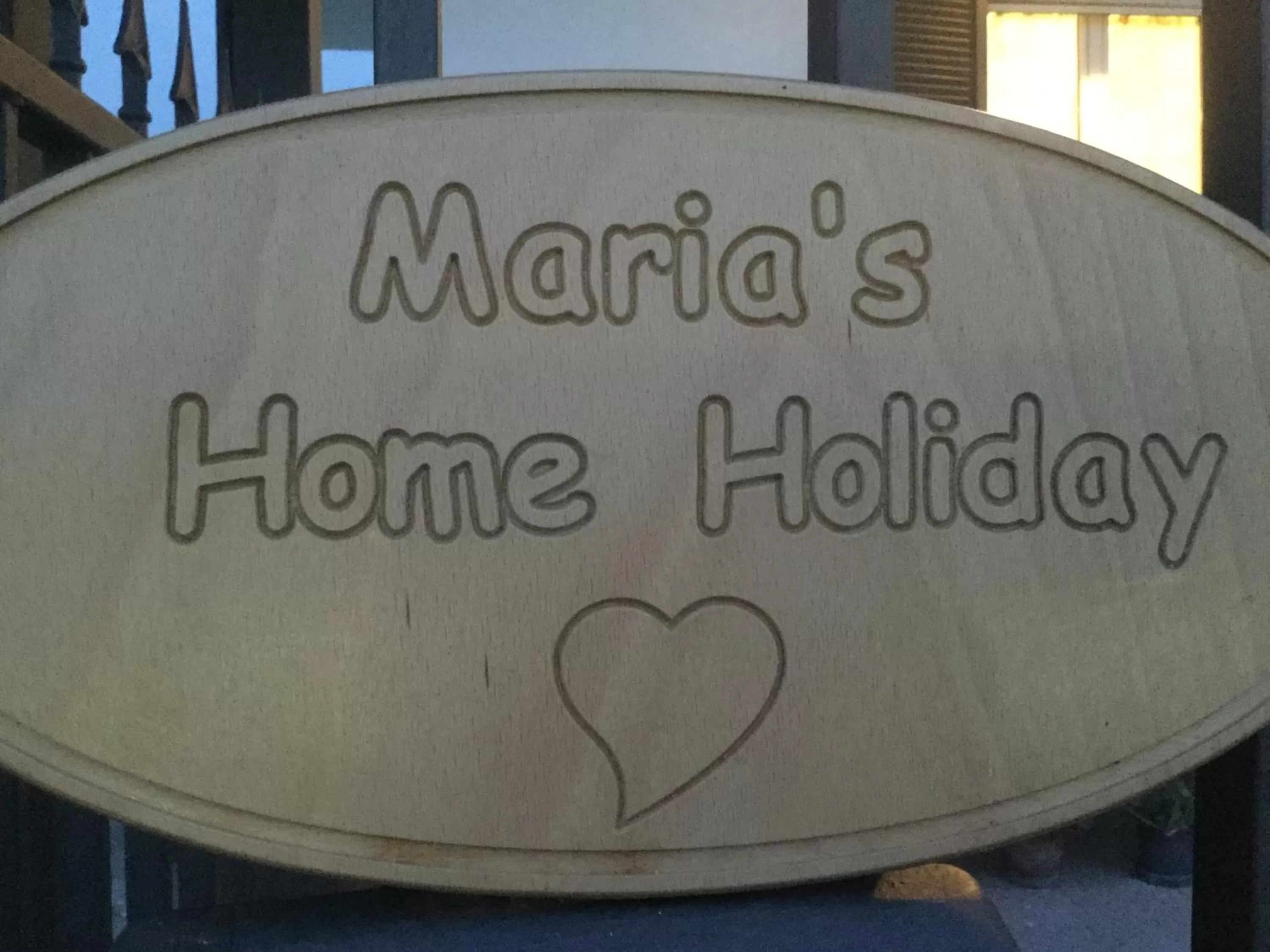 Property logo or sign in Maria's home