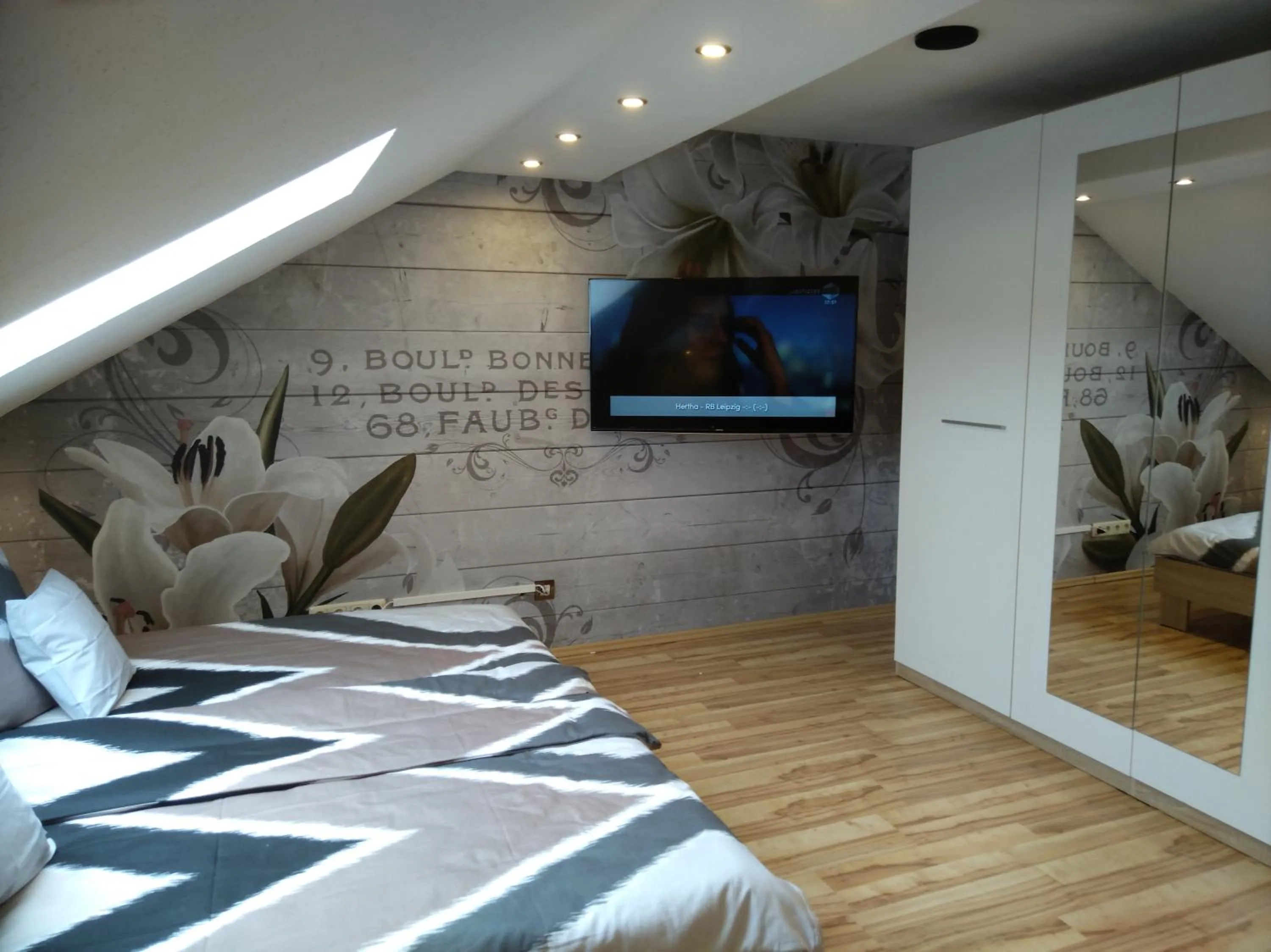 Bedroom, Bed in Apartmenthaus Wertheim