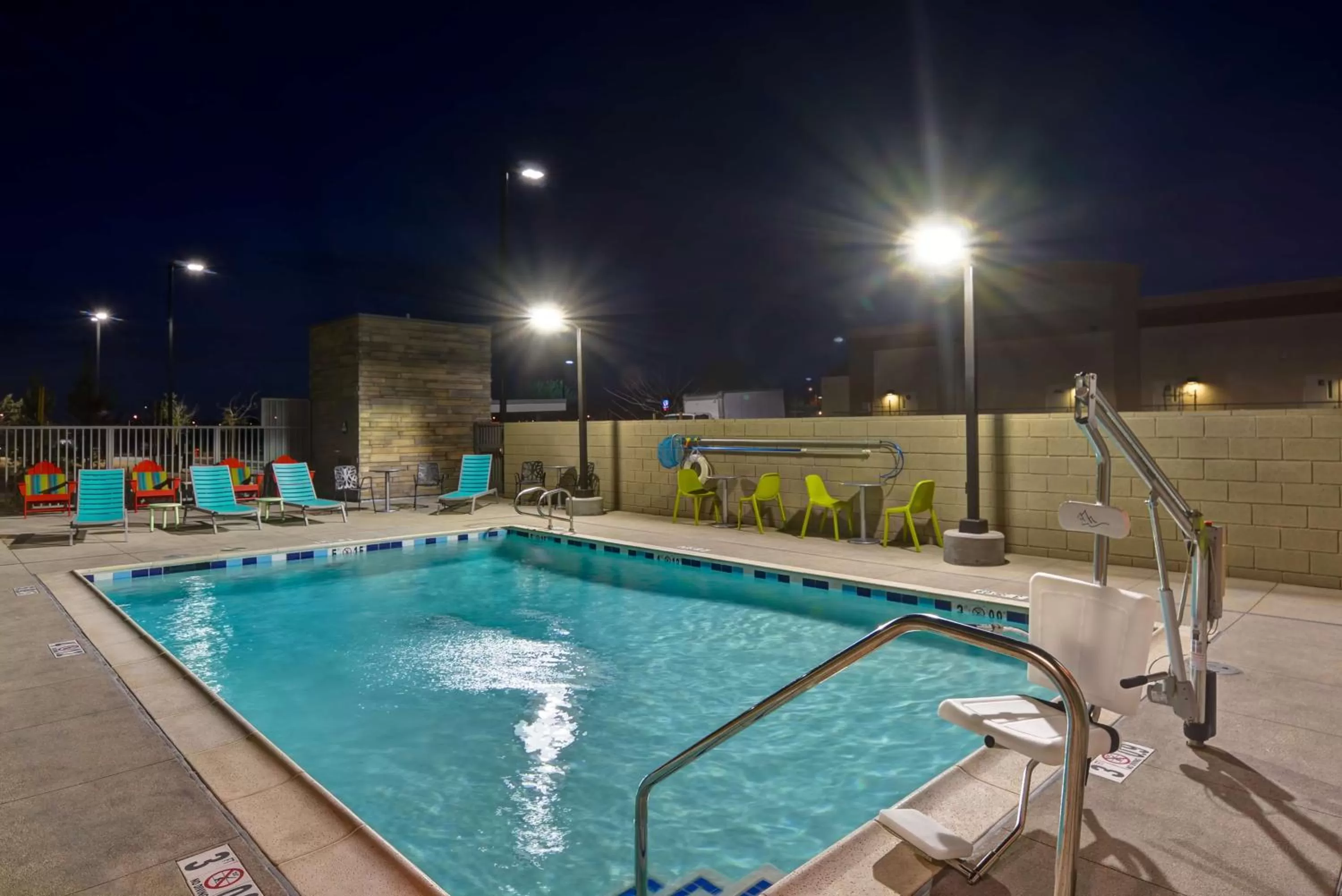 Pool view in Home2 Suites By Hilton Palmdale