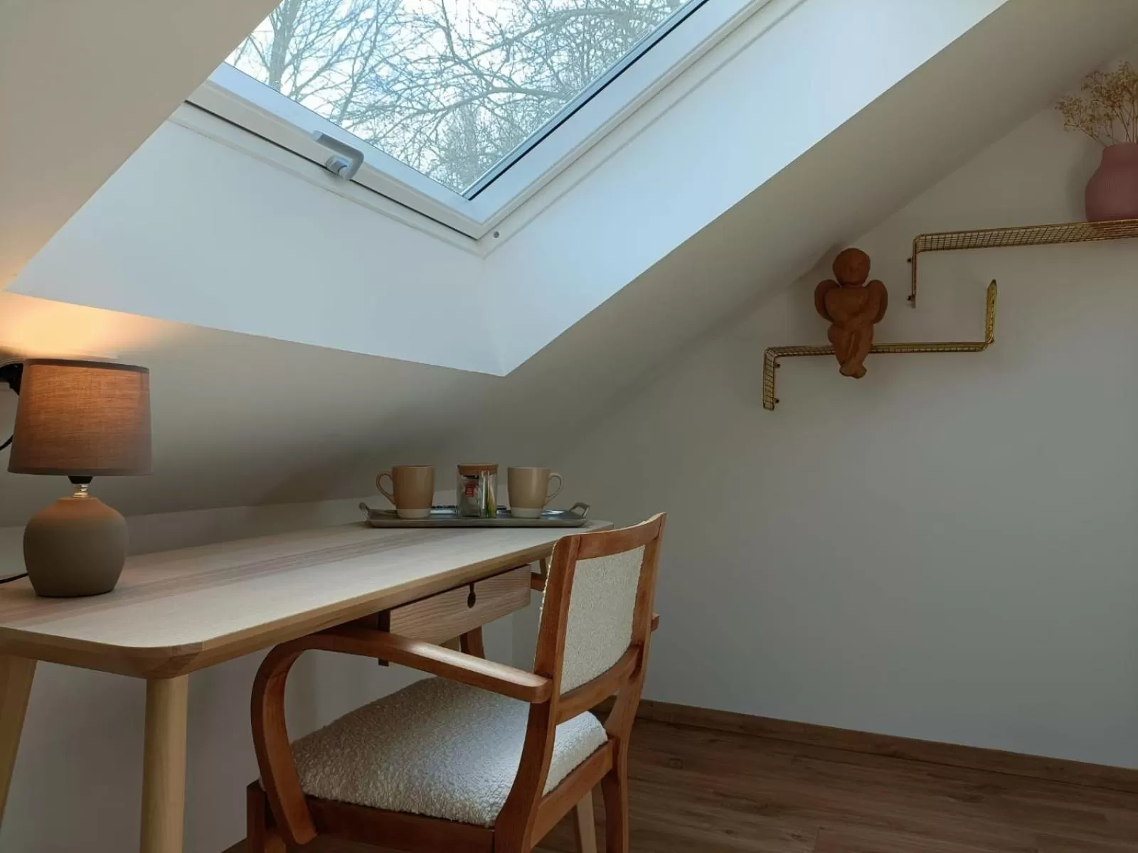 Seating area in La Passerelle