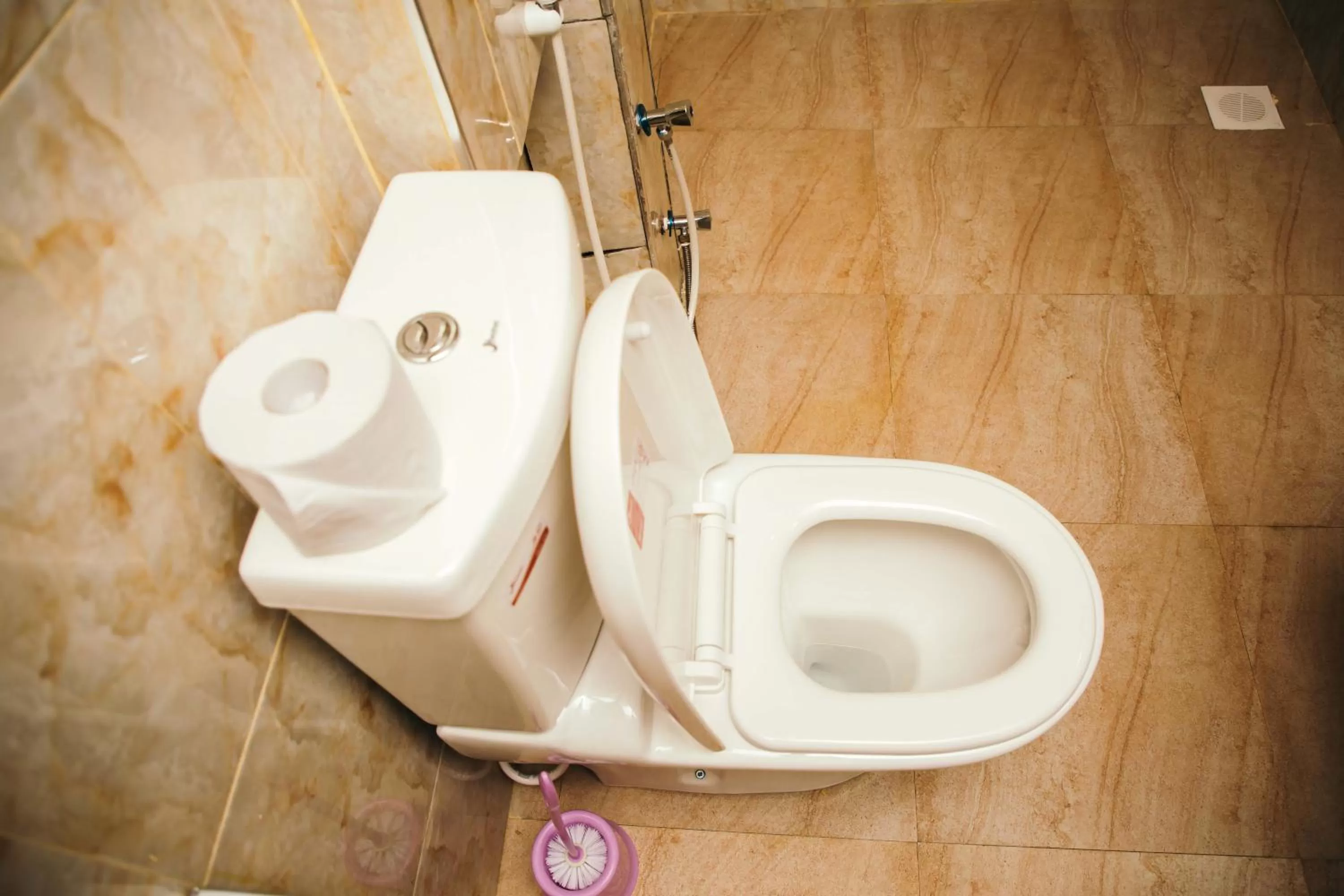 Bathroom in Dual Mountain View Lodge