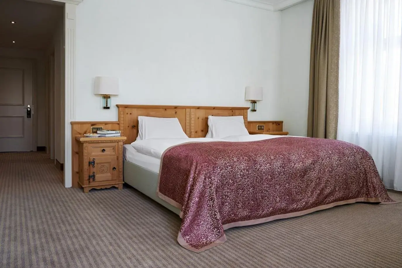 Junior Suite Classic - single occupancy in Cresta Palace Celerina St Moritz Ski In and Ski Out Junior Suite Classic - single occupancy in Cresta Palace Celerina St Moritz Ski In and Ski Out