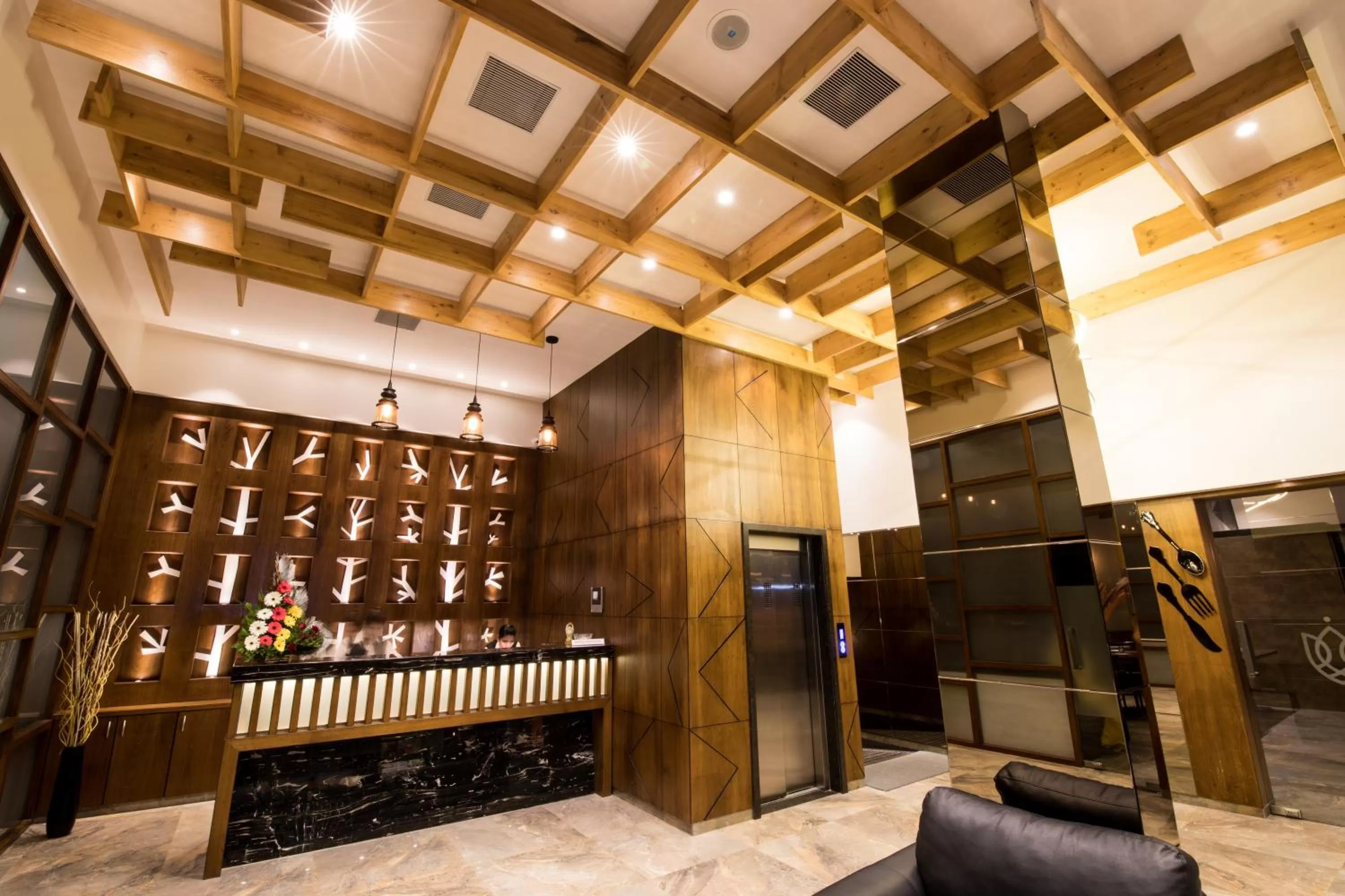 Lobby or reception in Hotel Aurus