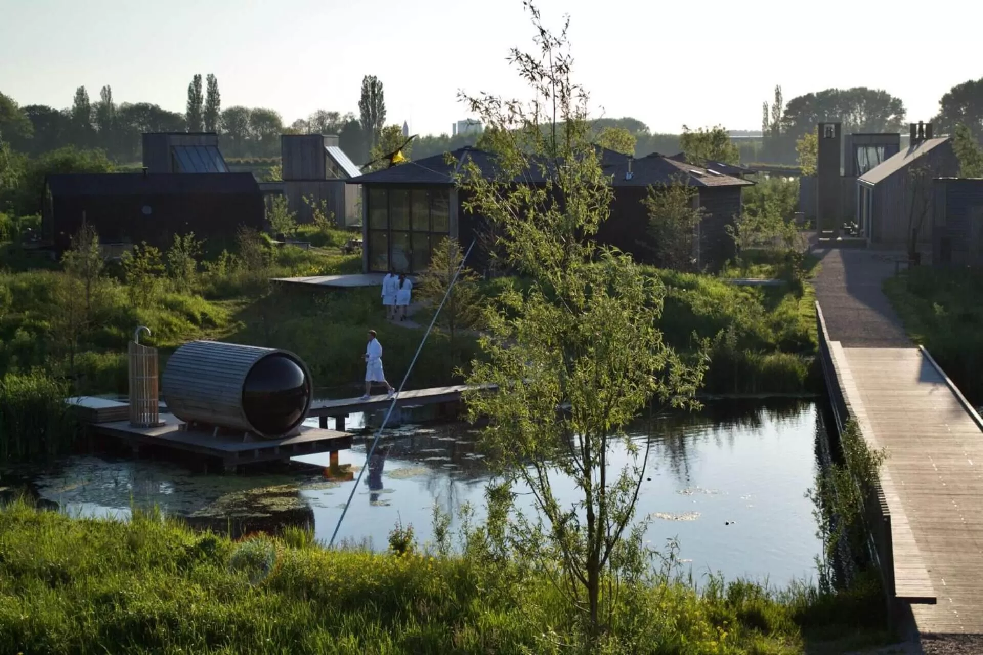 Sauna in Basecamp Amsterdam