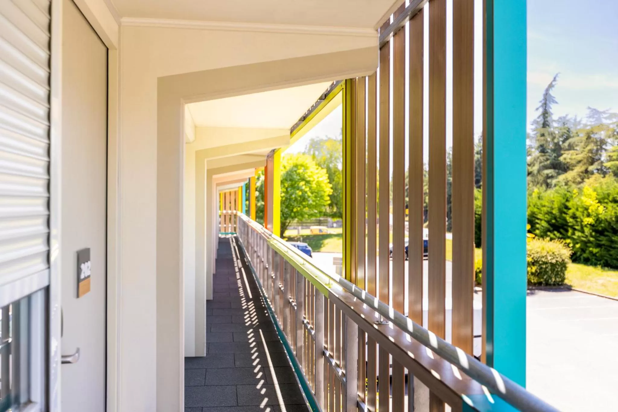 Balcony/Terrace in greet hôtel Angoulême