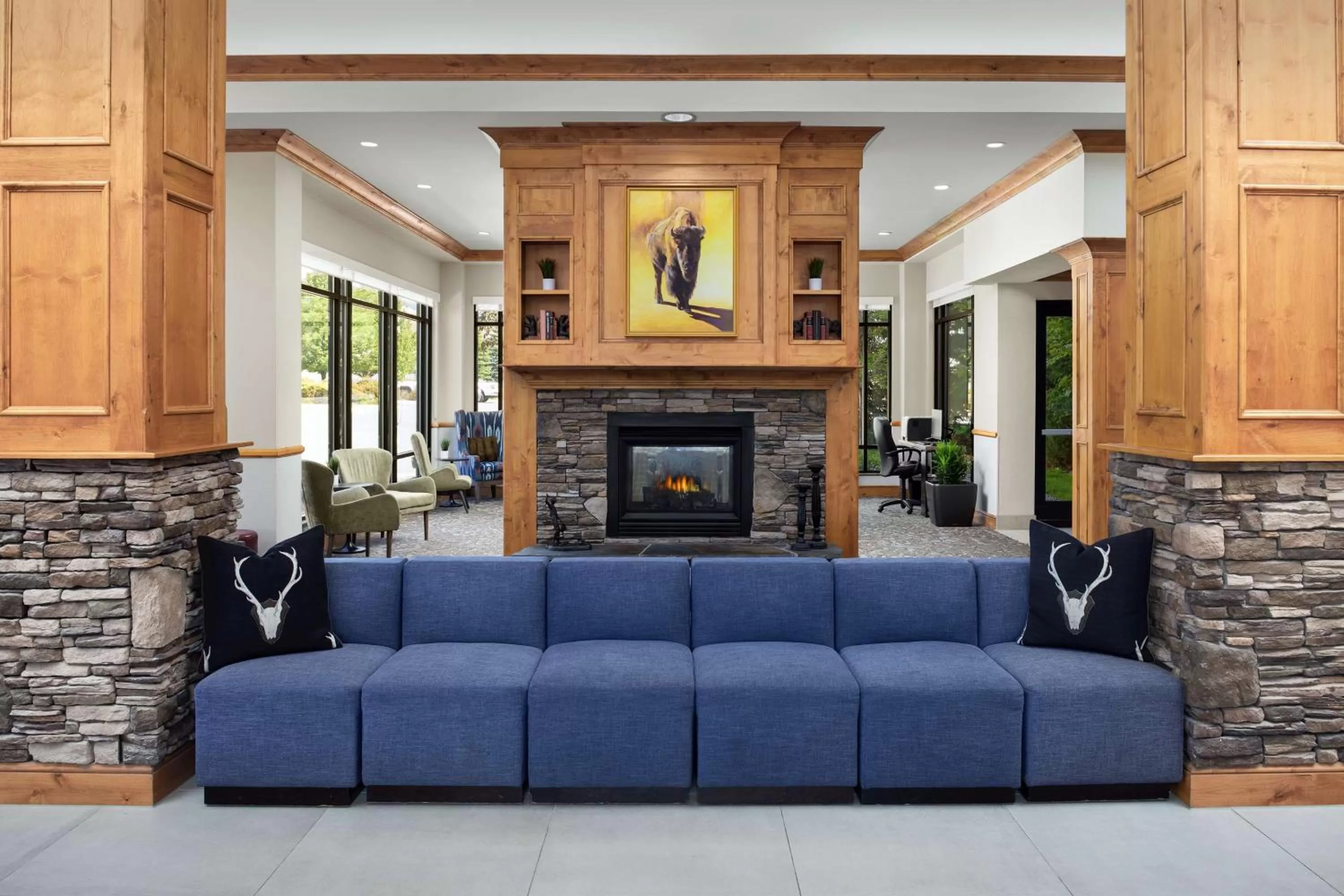 Lobby or reception in Hilton Garden Inn Missoula