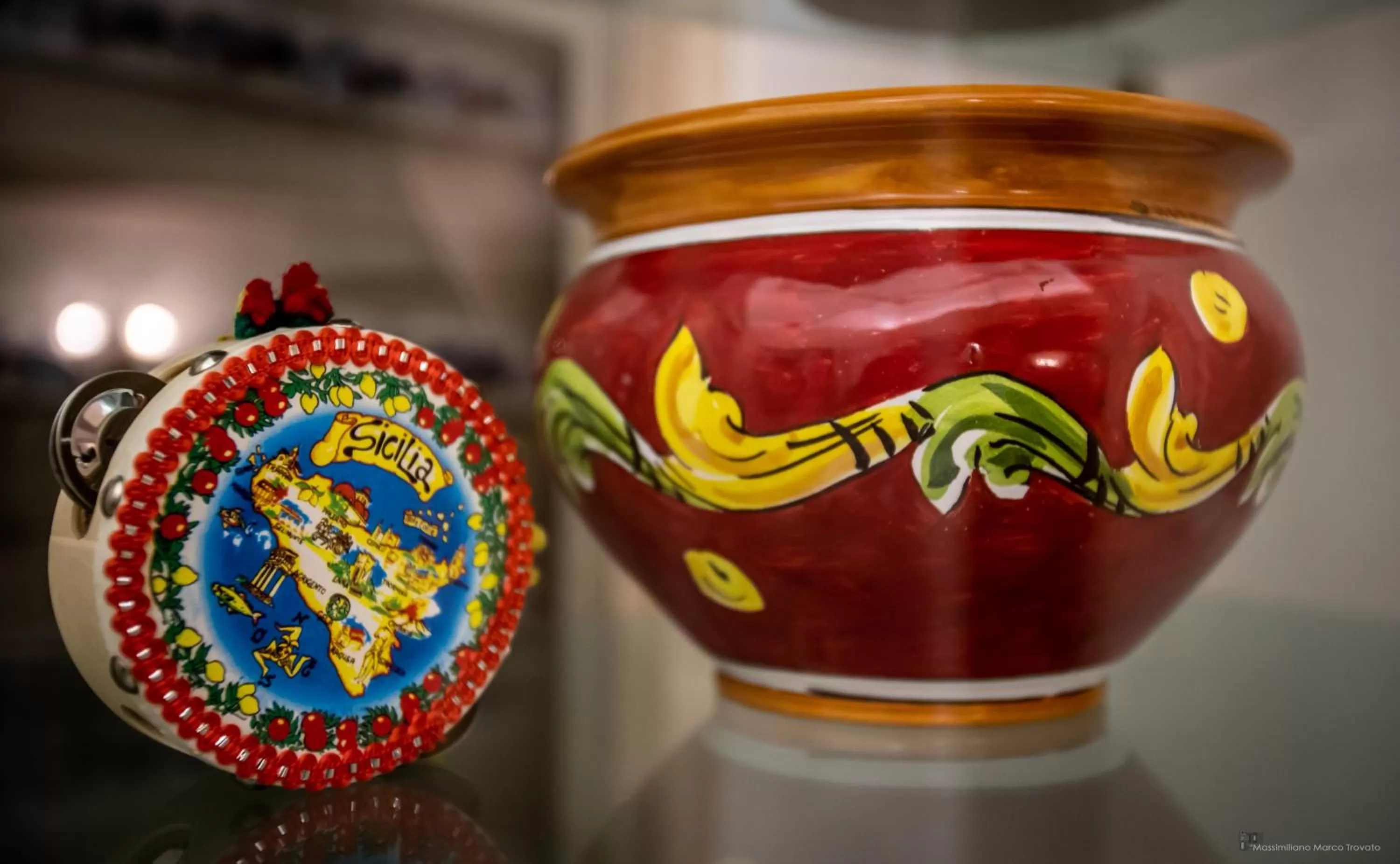 Decorative detail in B&B Sicily Luxury