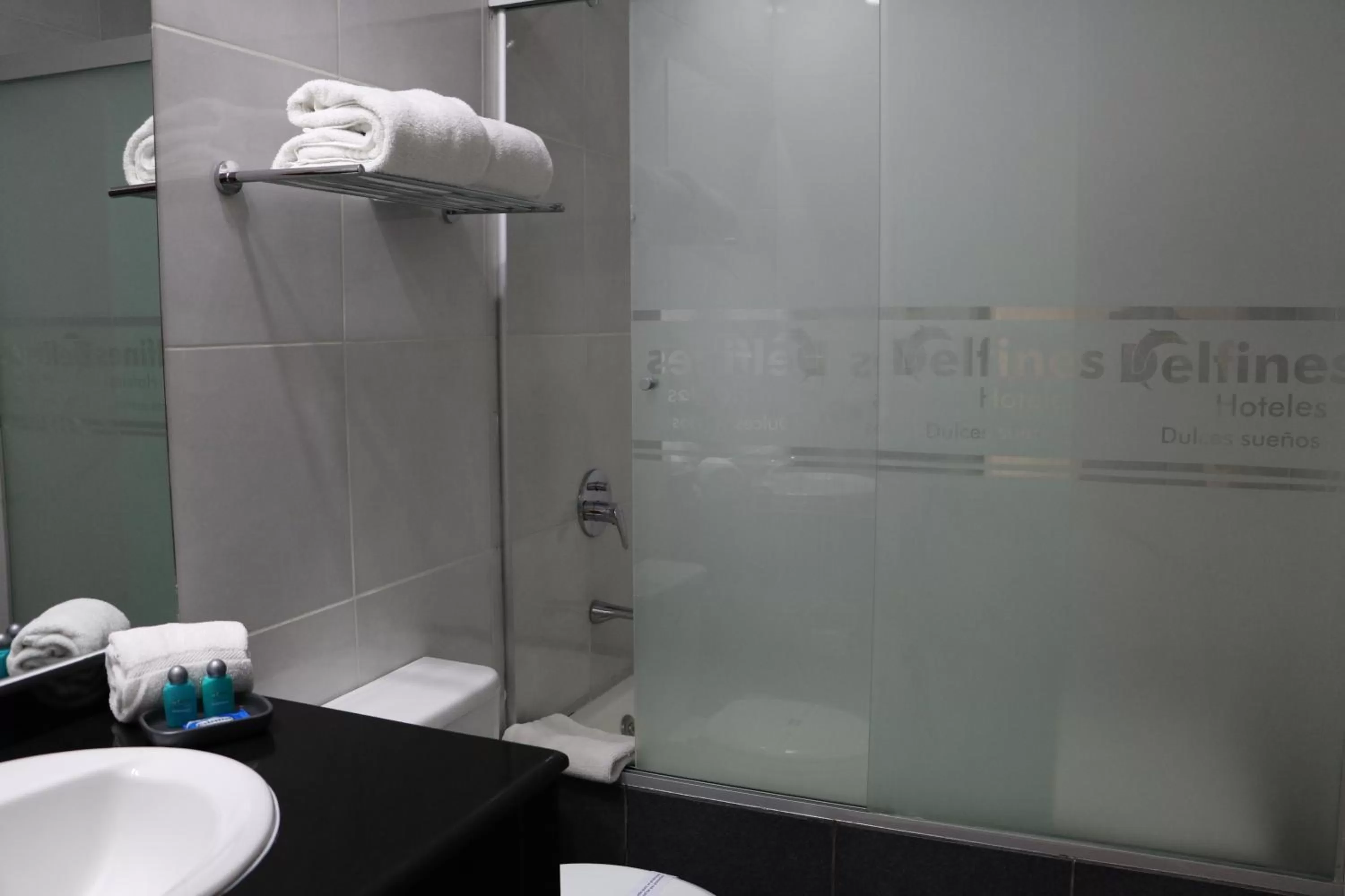 Bathroom in Delfines Apart Hotel