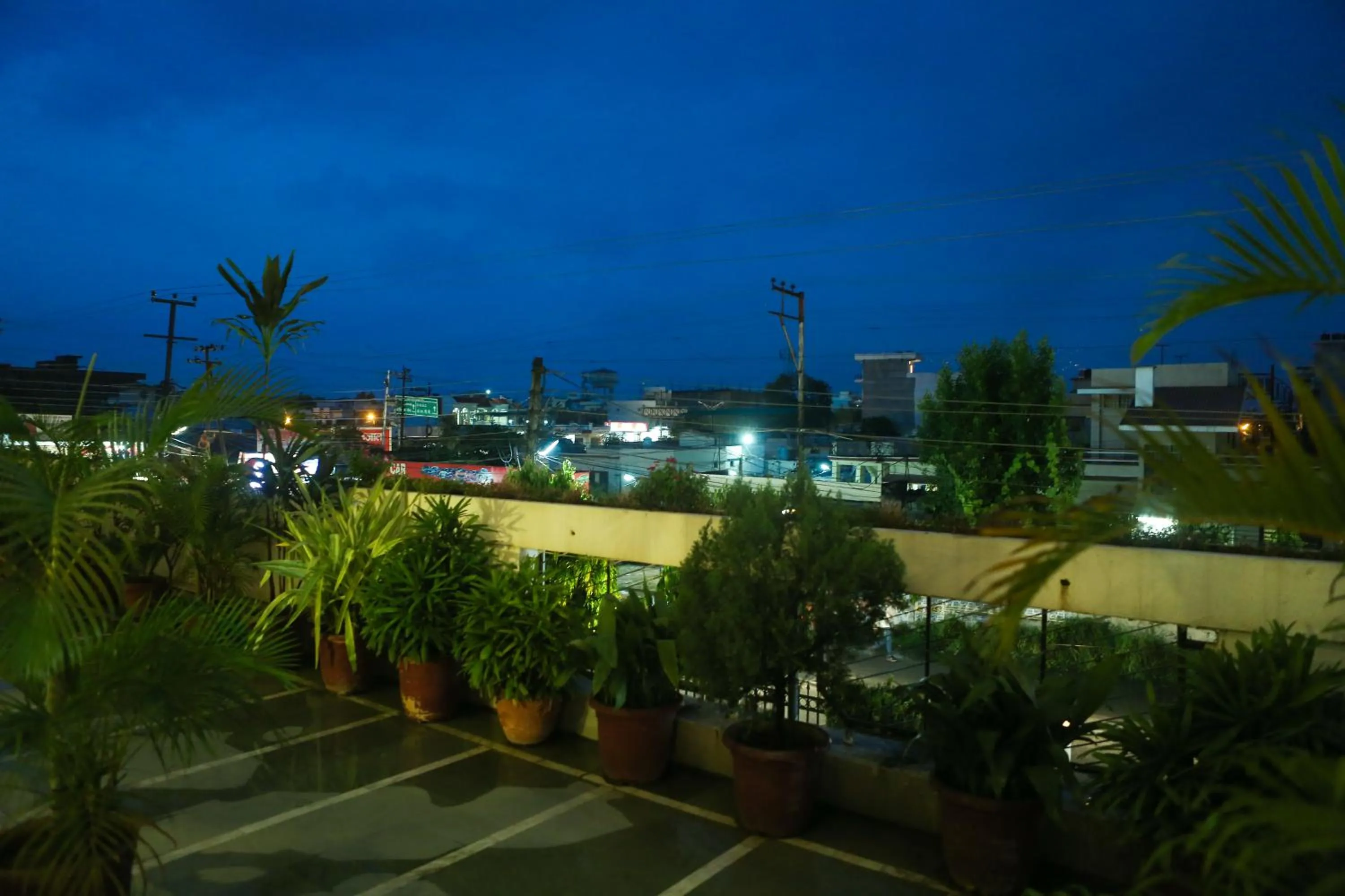 Patio in Hotel Kamla Palace