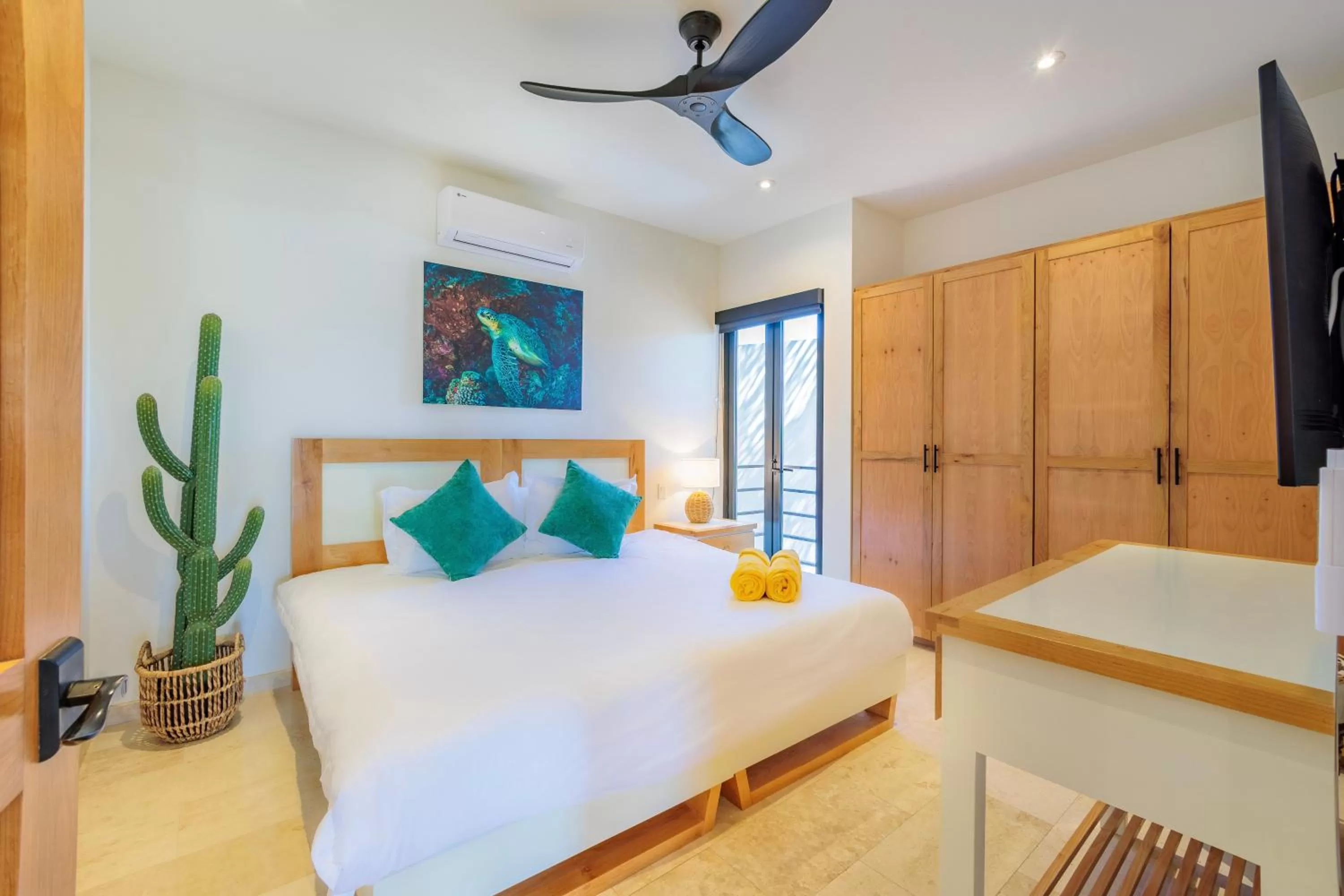 Bed in Cerritos Surf Residences