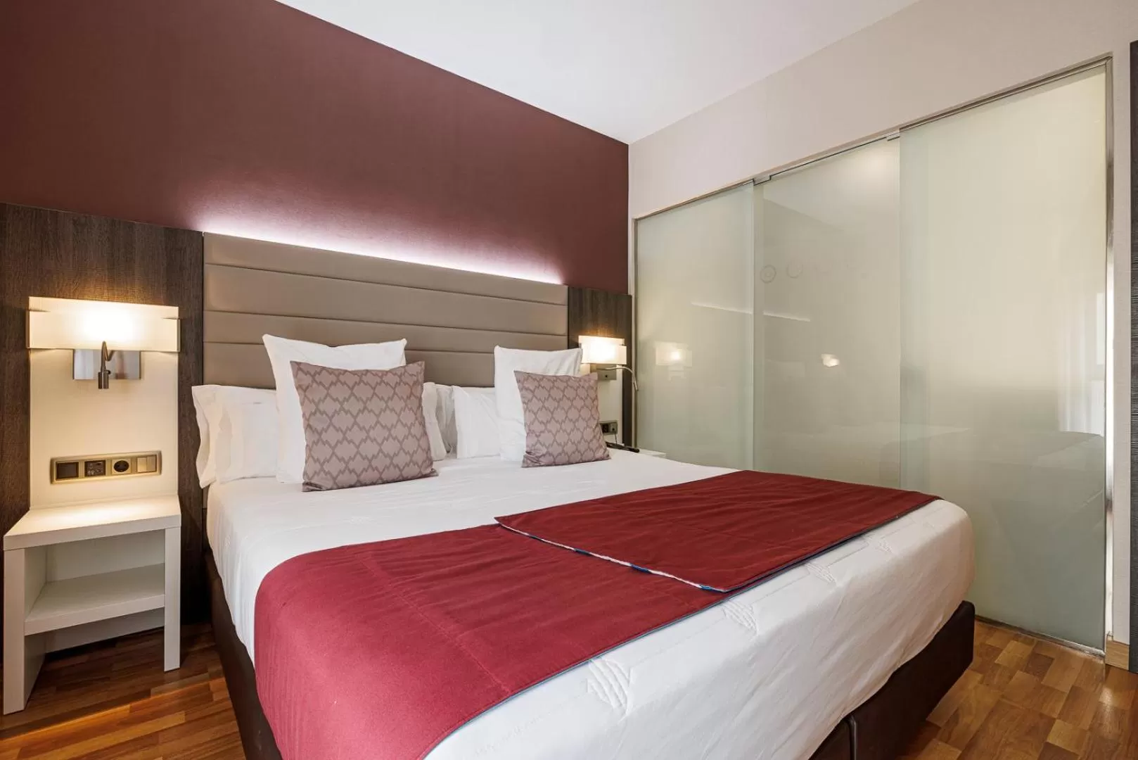 Bed in Hotel Ronda Lesseps