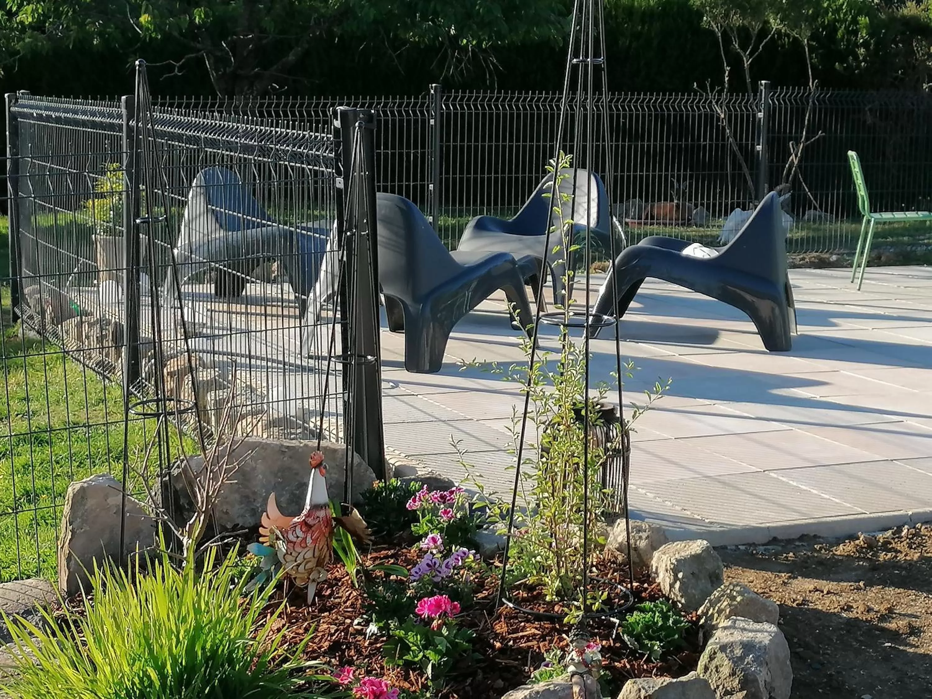 Patio in La Parisiere