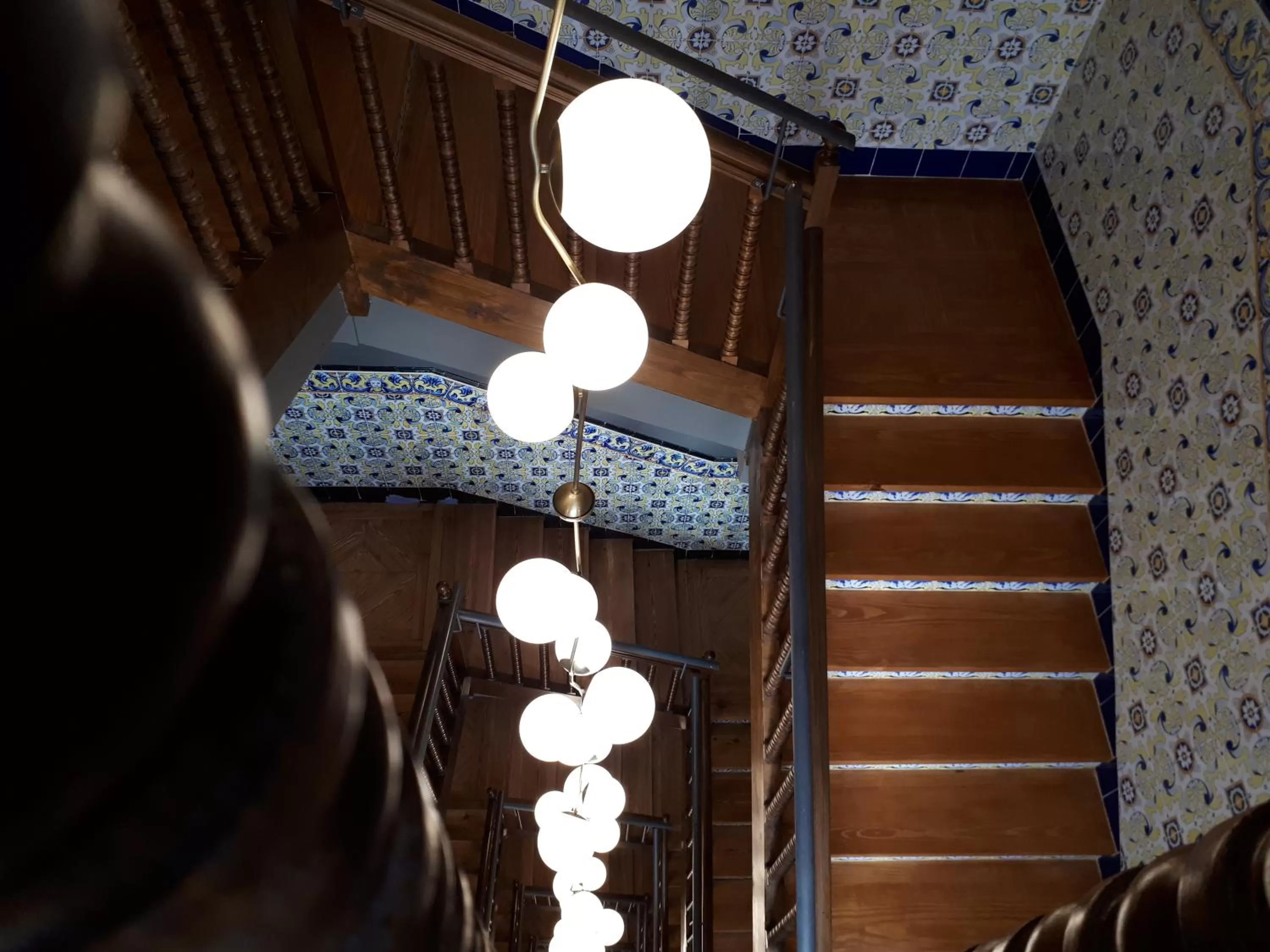 Decorative detail in One Shot Fortuny