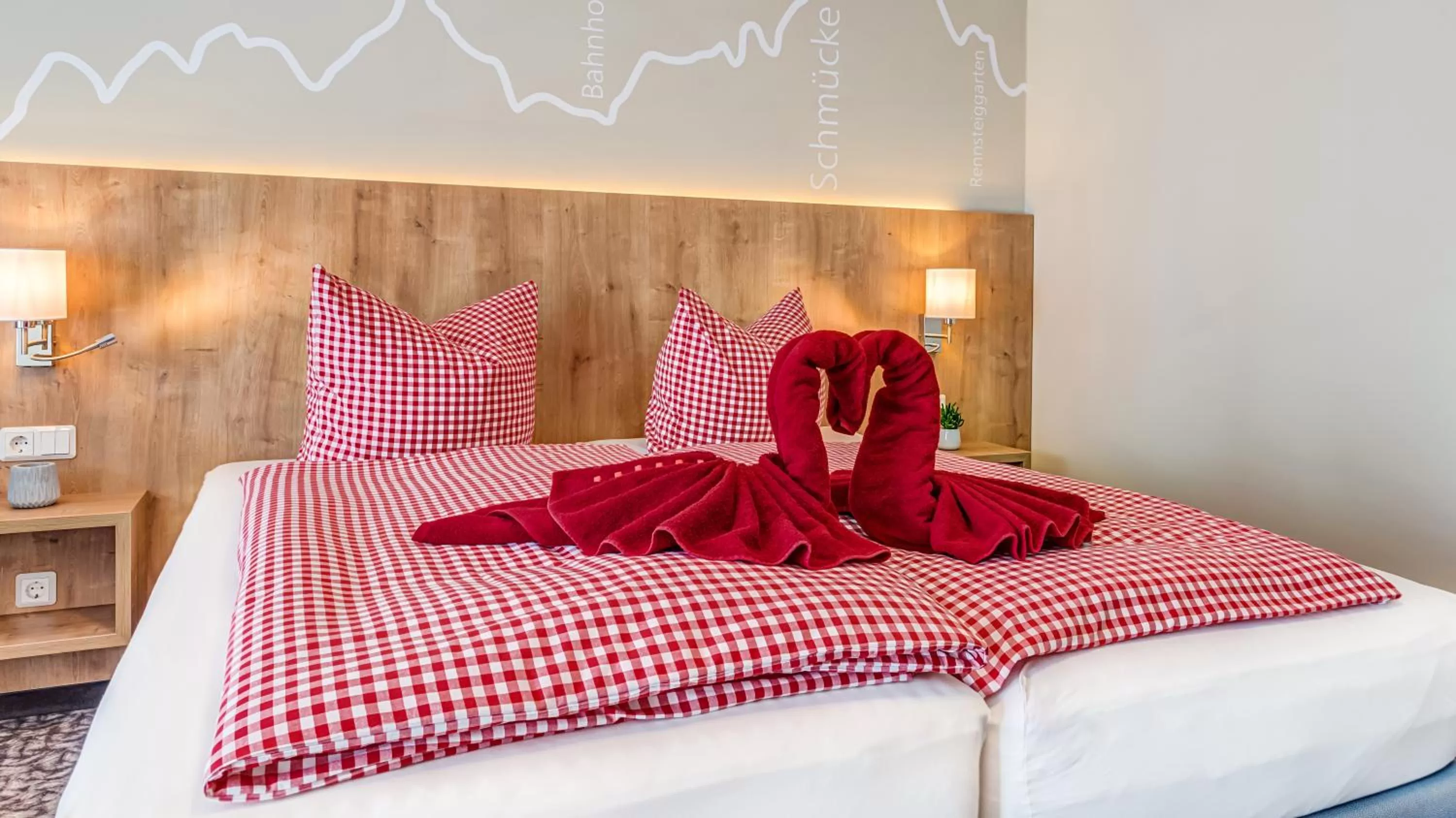 Bed in Hotel & Pension Traumblick