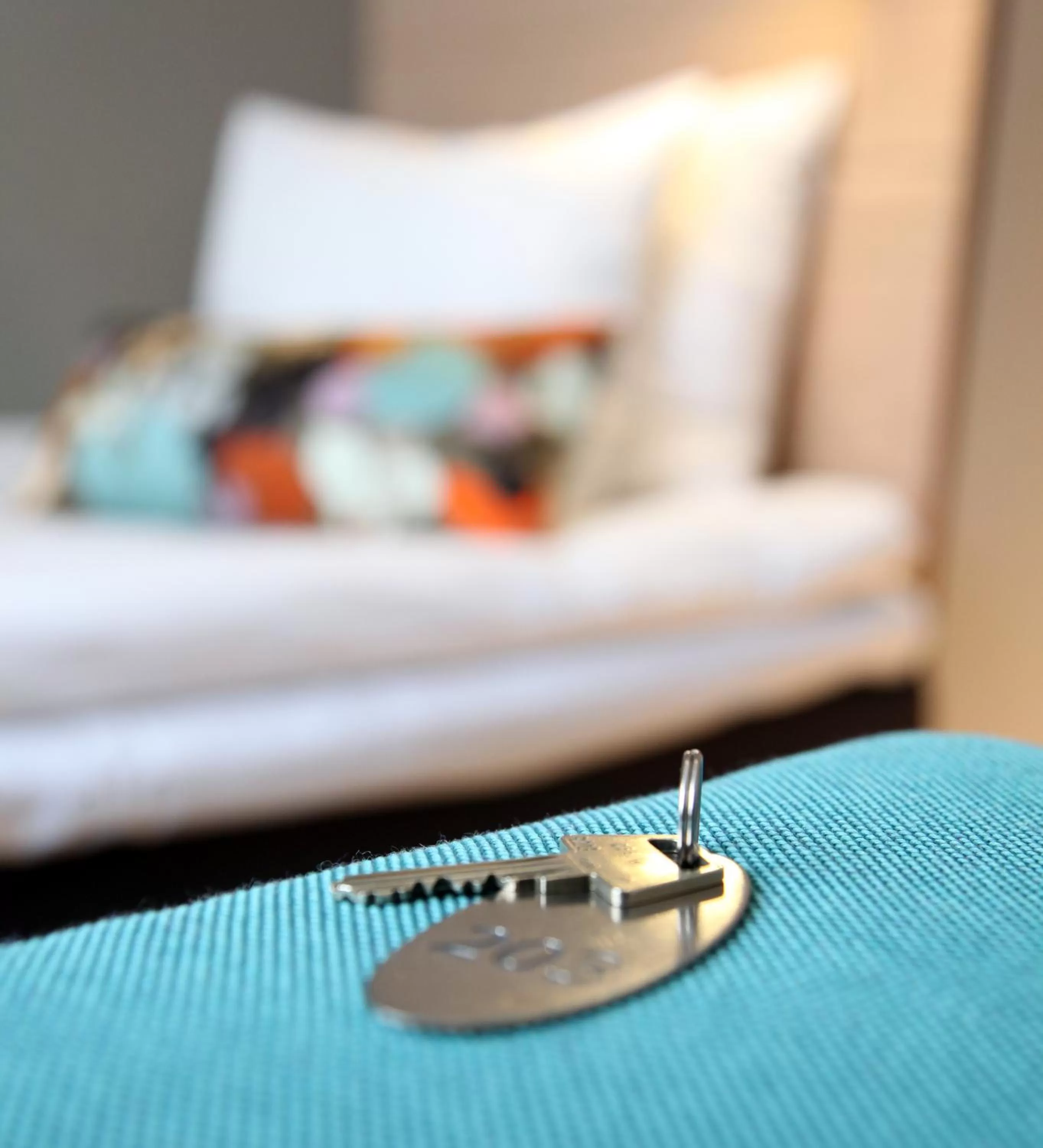 Decorative detail, Bed in Hotell Aston