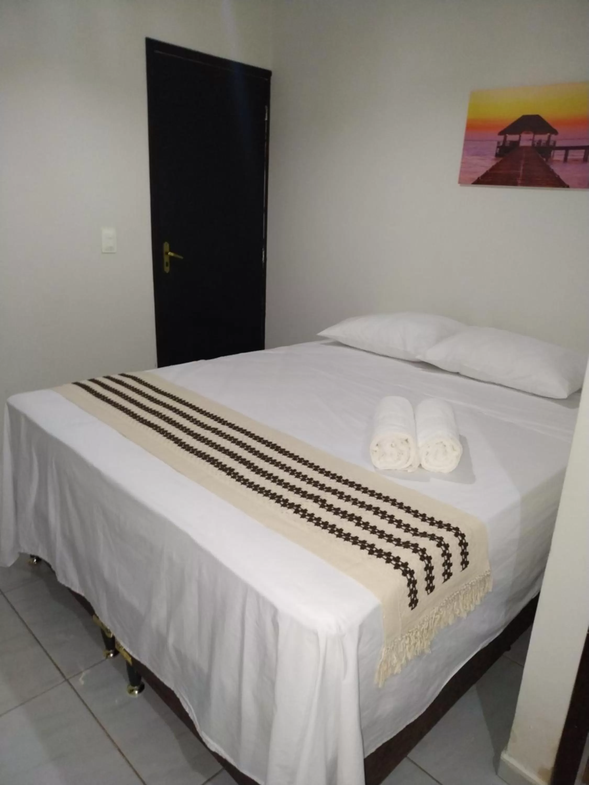 Bed in Pousada São Miguel dos Milagres