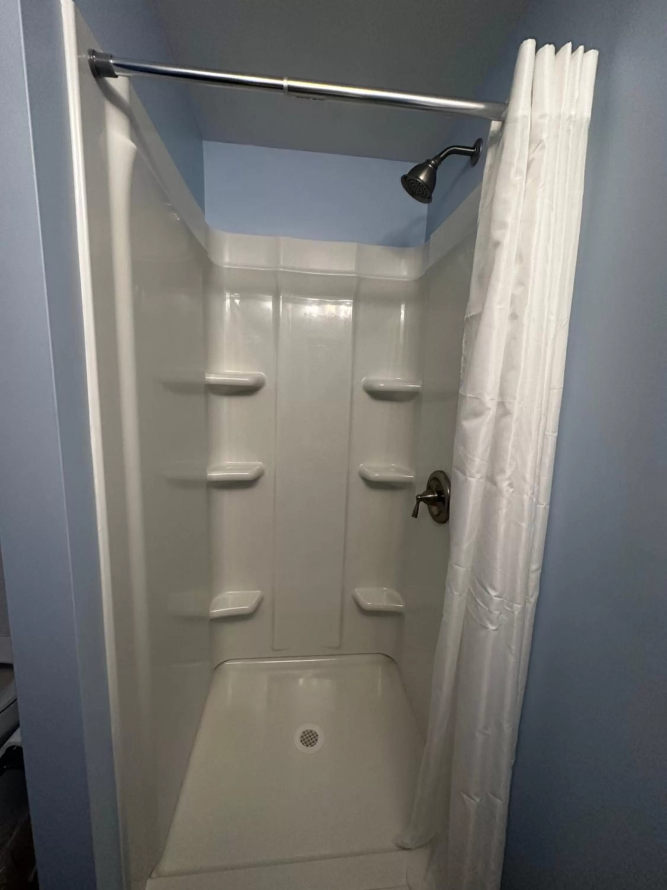Shower in Blue Spruce