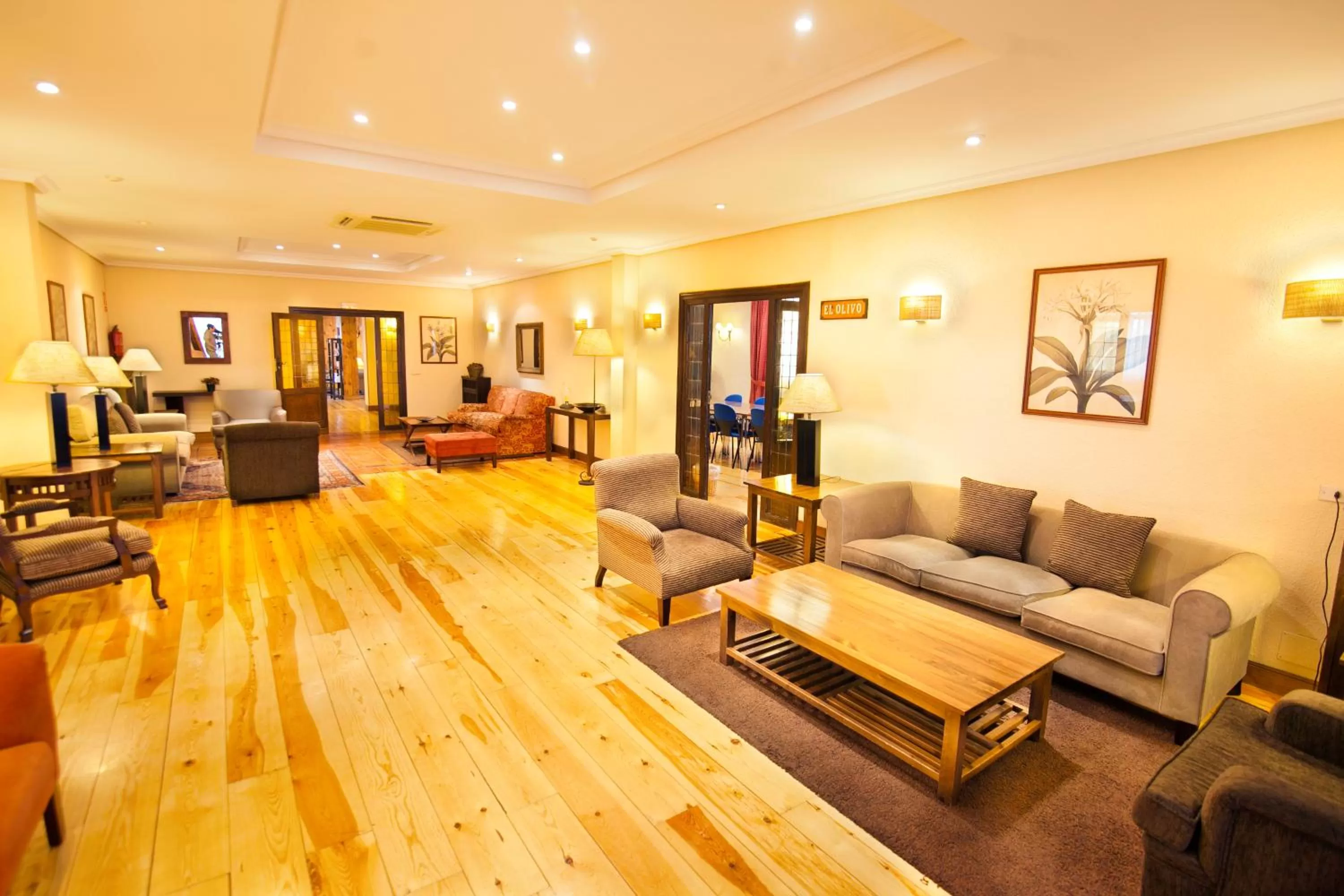 Communal lounge/ TV room in Hotel Rural Spa & Wellness Hacienda Los Robles