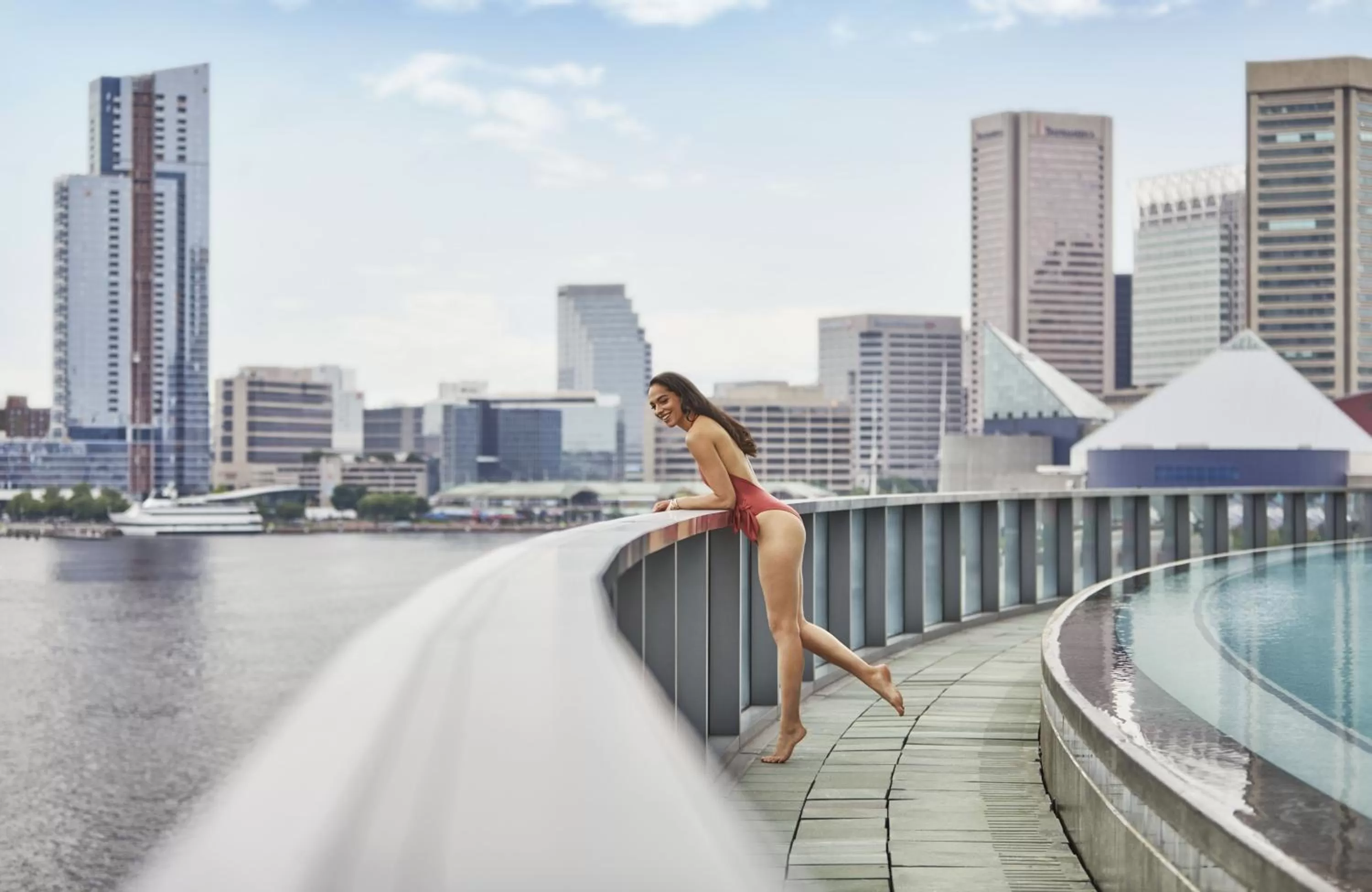 Swimming pool in Four Seasons Baltimore