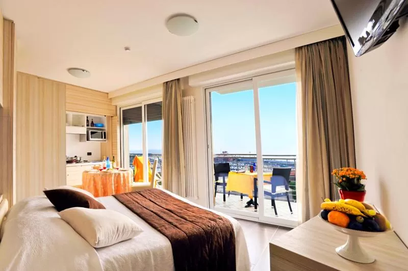 Bed in Excelsior Hotel E Appartamenti