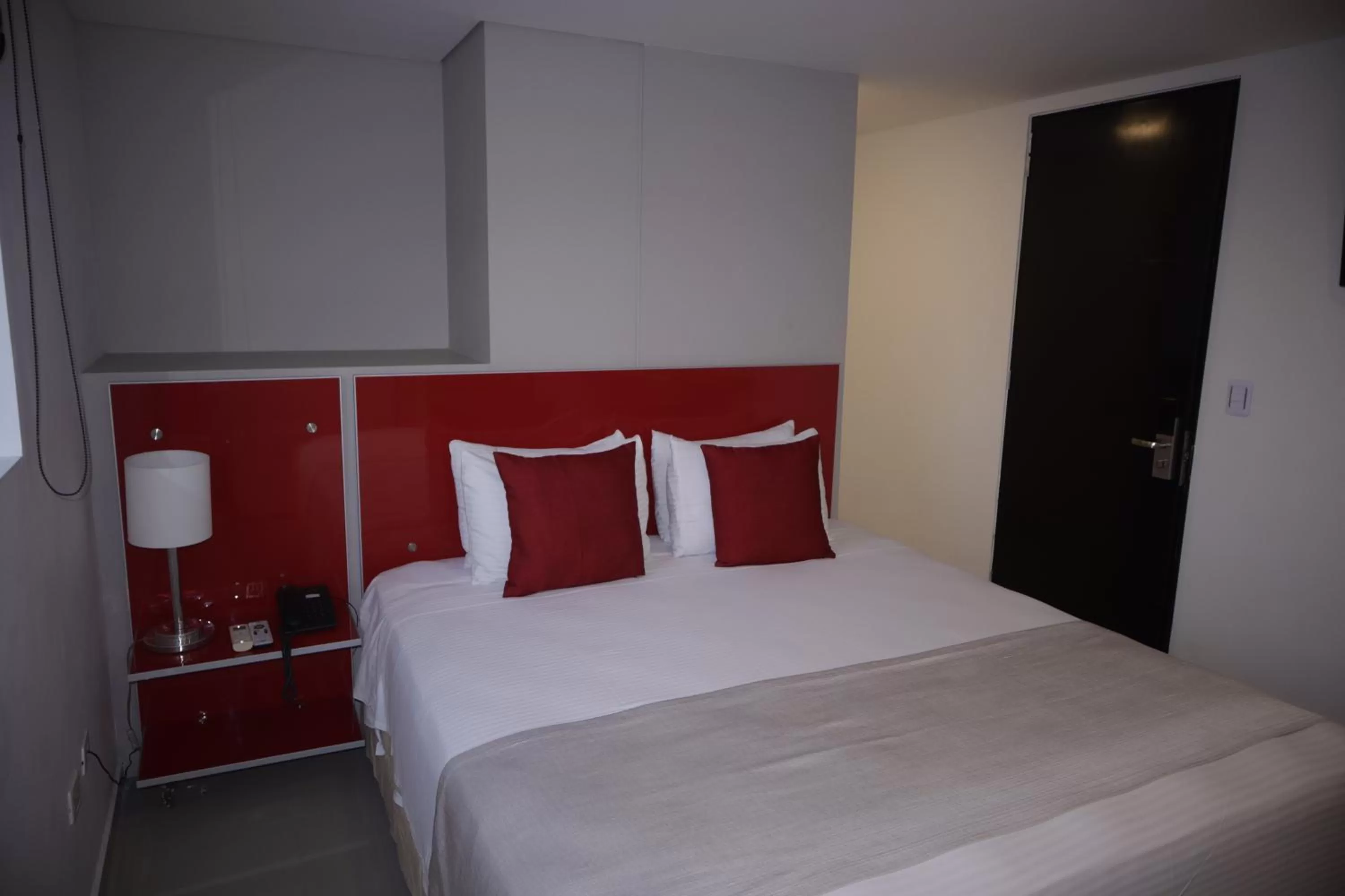 Bed in Hotel Blue 66