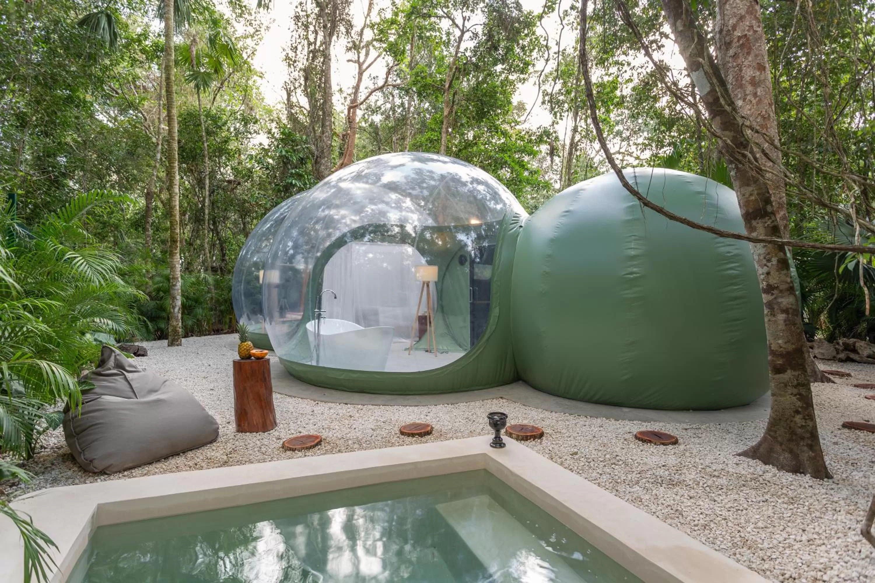 Swimming pool in Oom Bubble Boutique Riviera Cancun - Adults Only