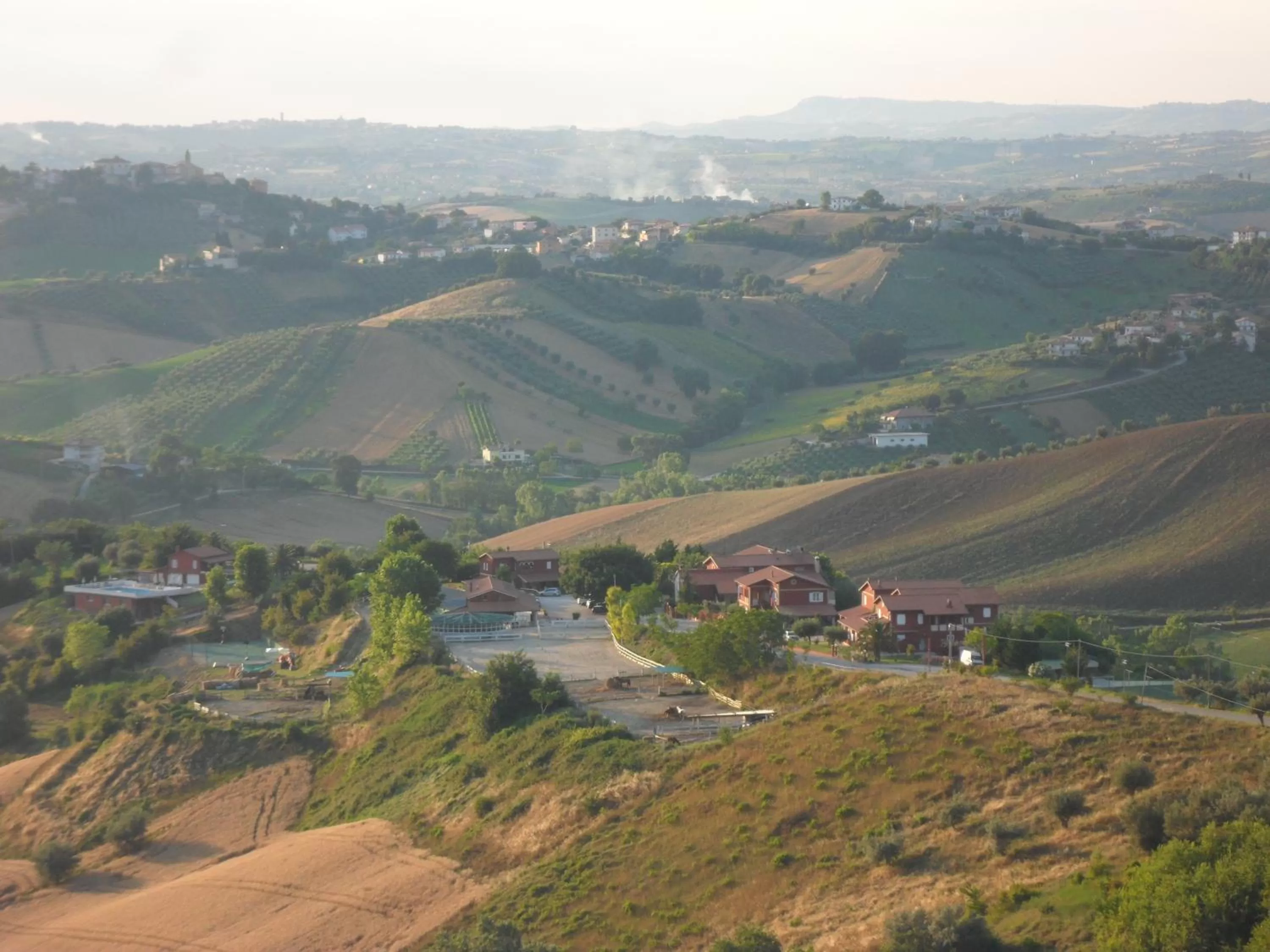 Facade/entrance, Bird's-eye View in Fattoria Cerreto