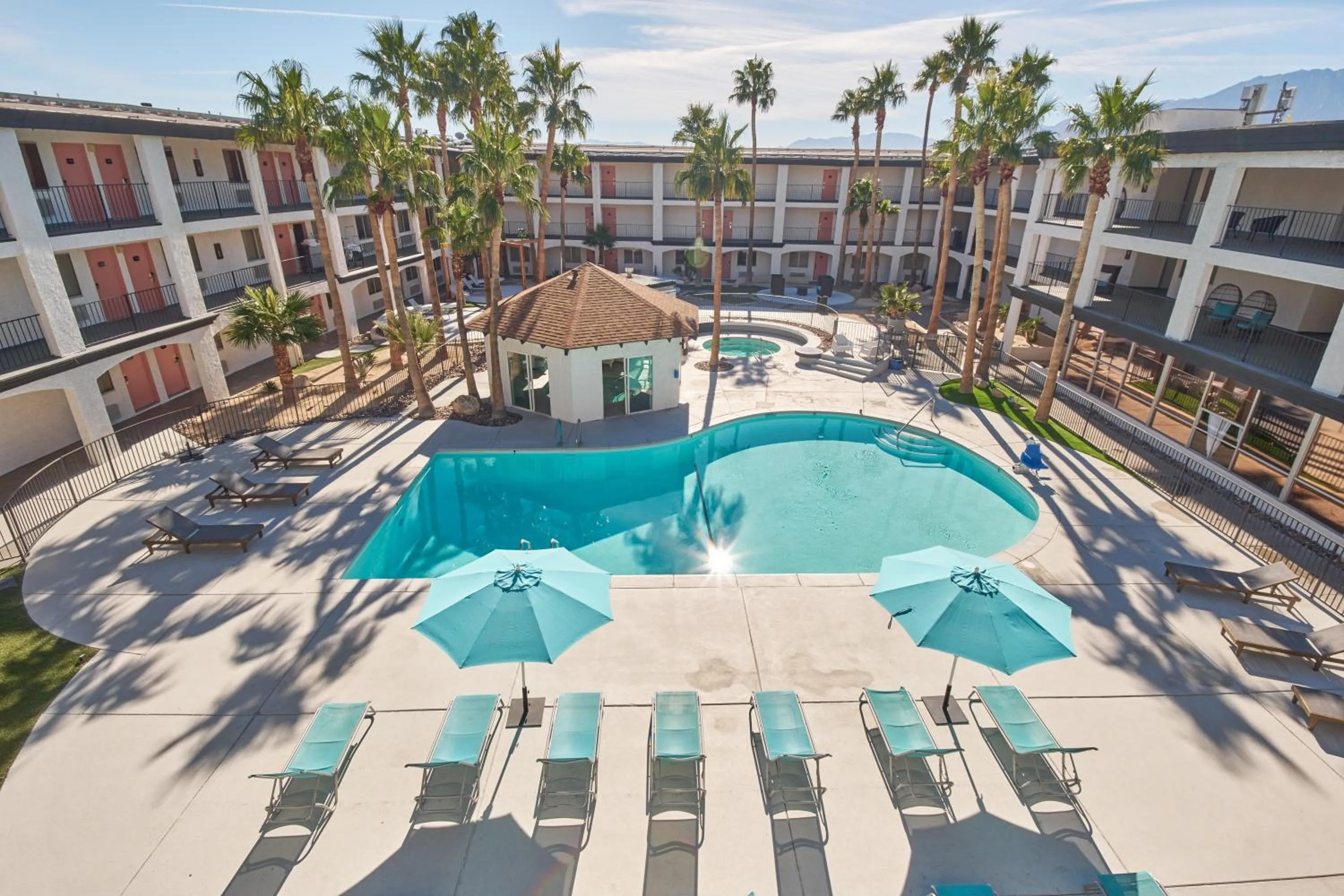 Swimming pool in Aqua Soleil Hotel and Mineral Water Spa