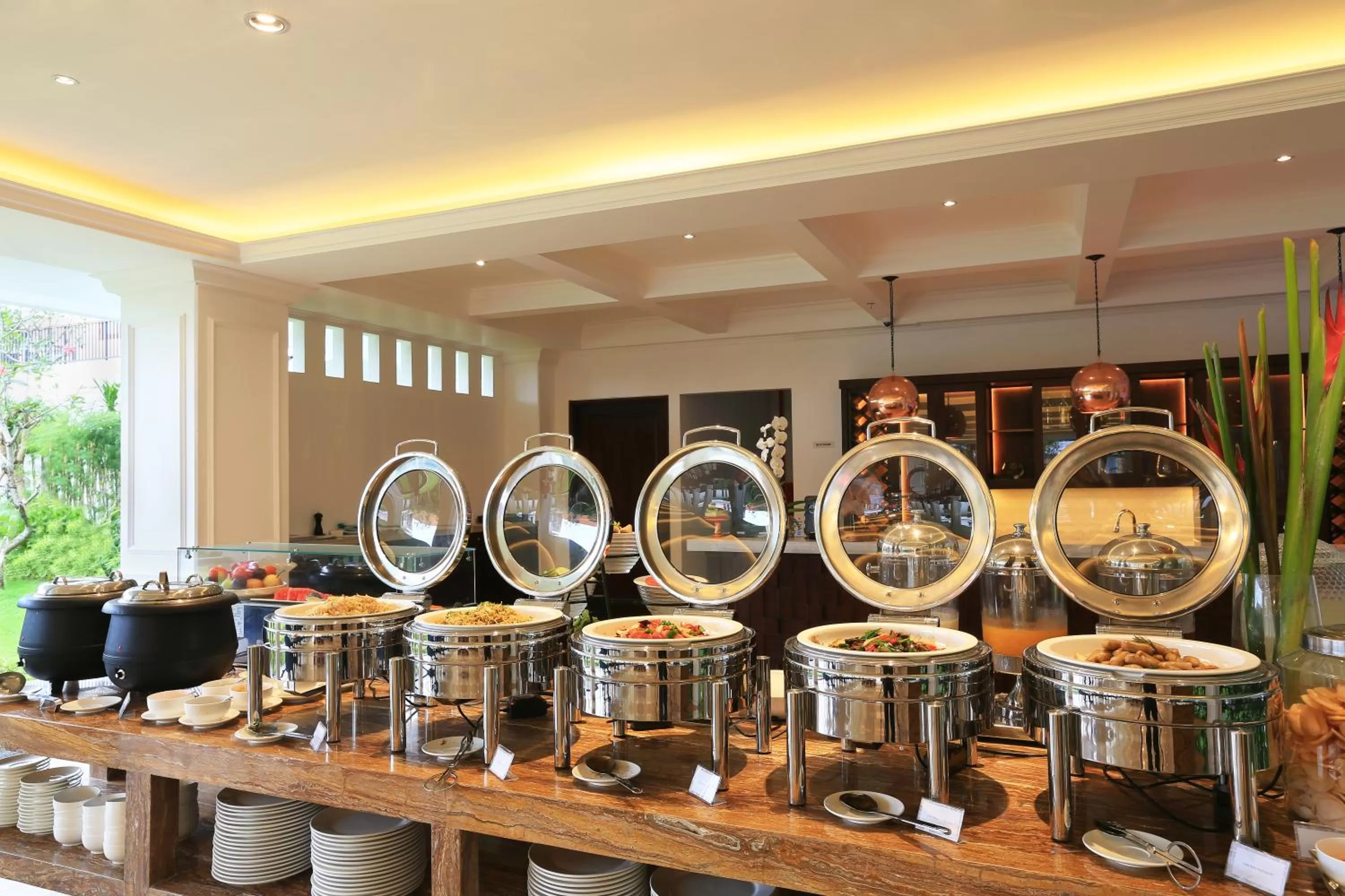 Buffet breakfast in Grand Palace Hotel Sanur - Bali