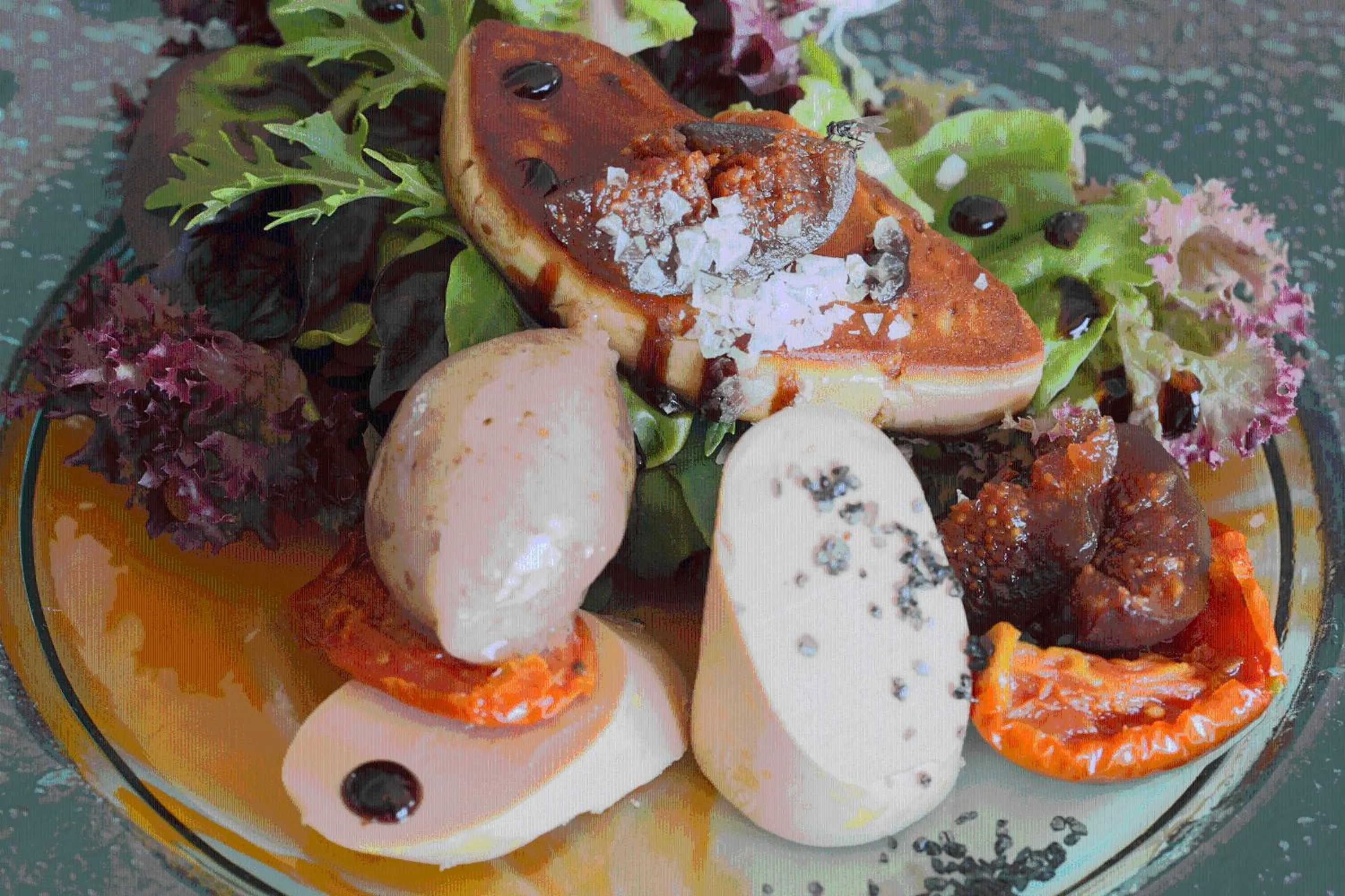 Food close-up in Canyelles Platja