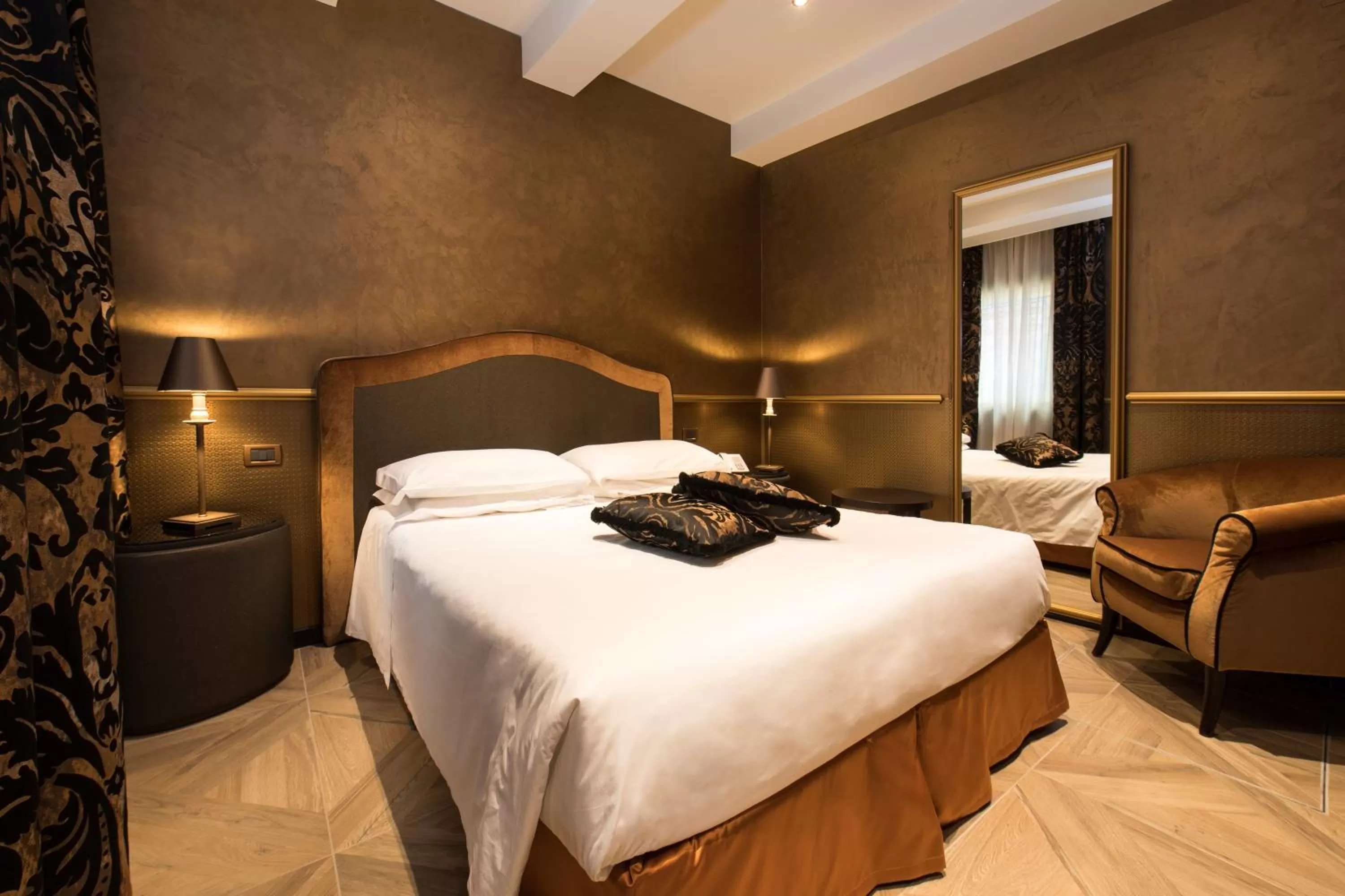 Bed in Hotel Campiello