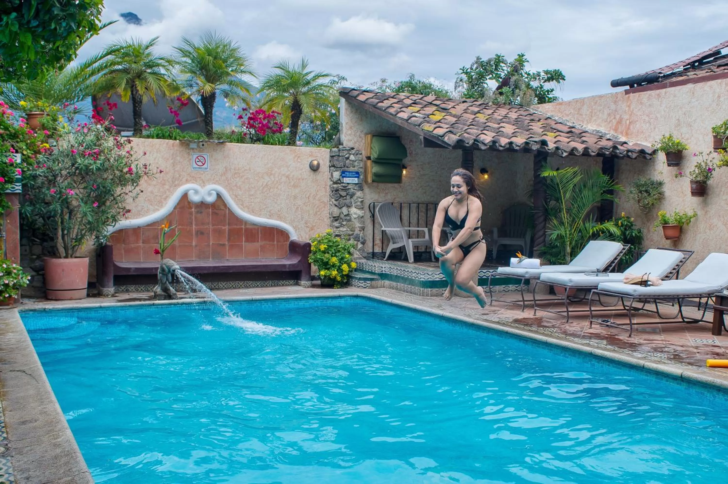 Pool view in Hotel Casa del Parque by AHS