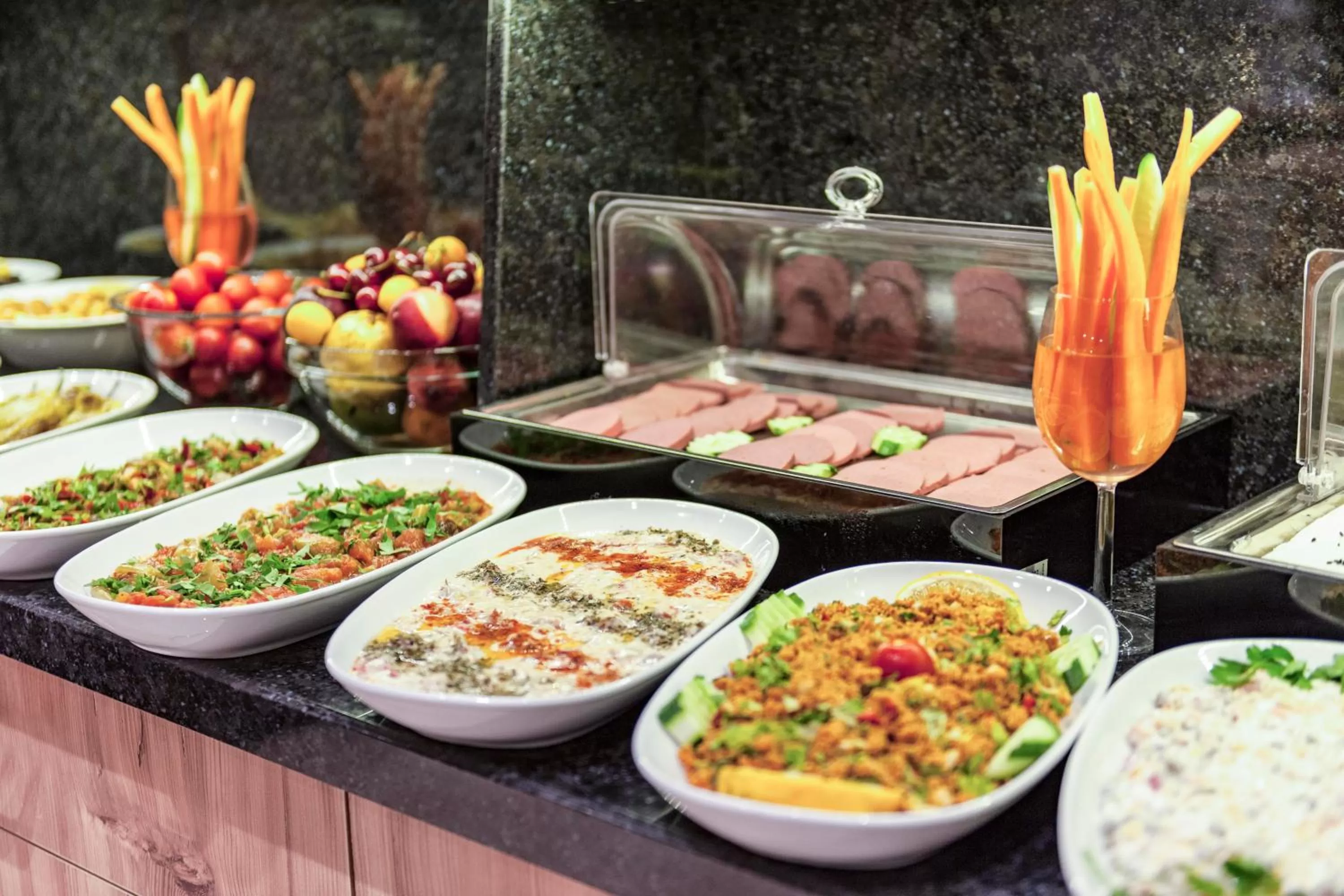 Buffet breakfast in Kupeli Hotel