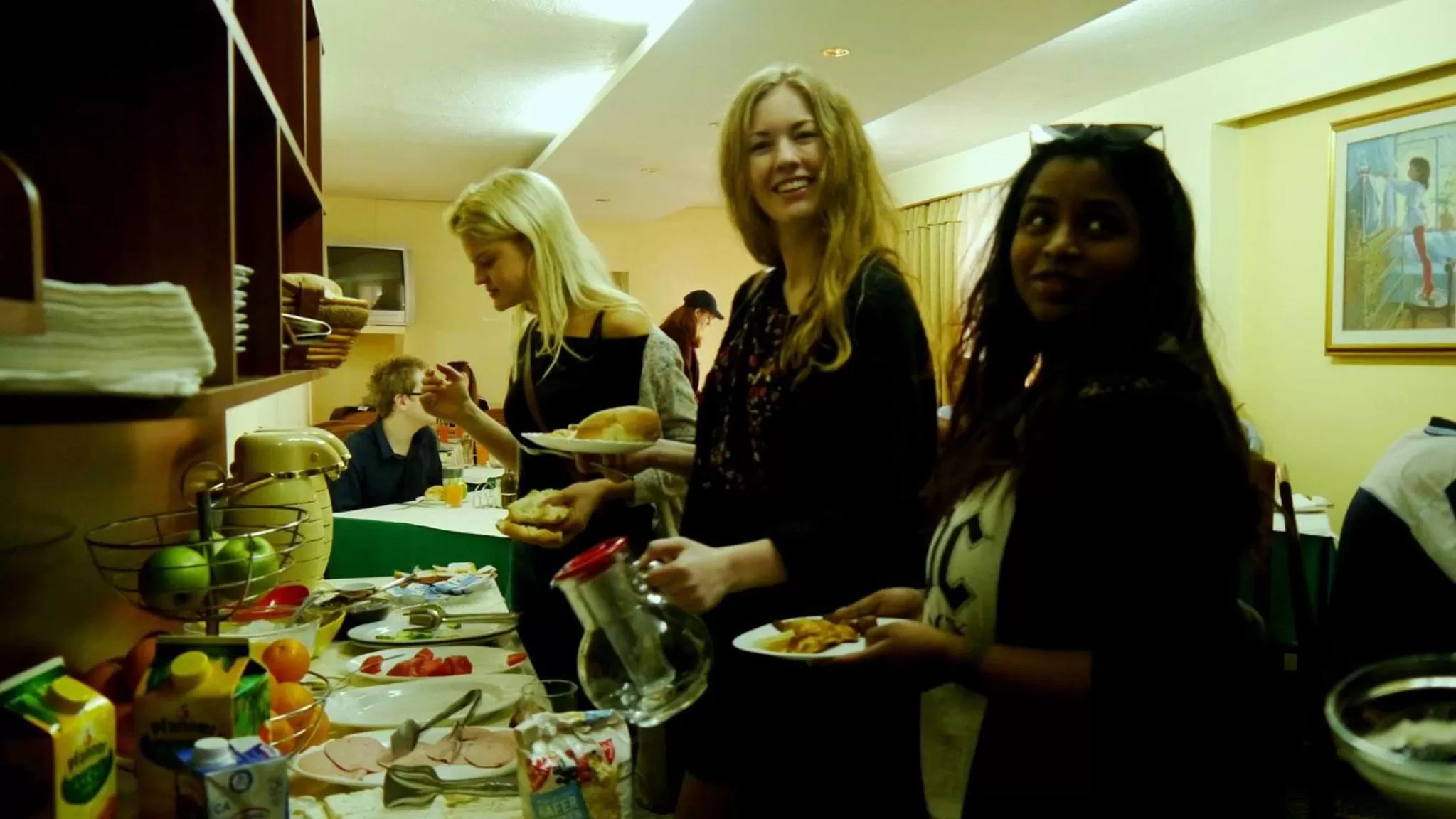 Buffet breakfast in Kruja Hotel