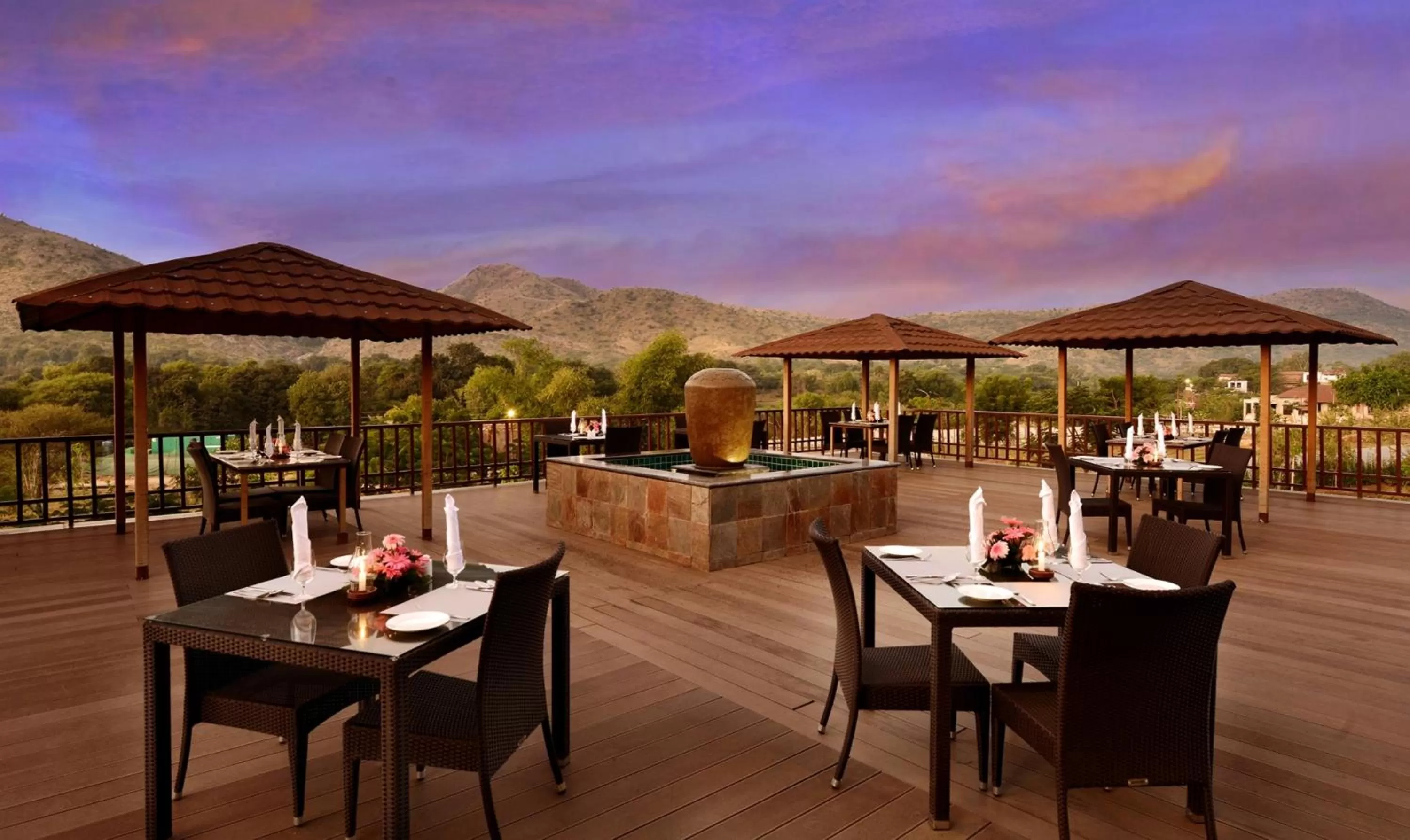 Restaurant/places to eat in The Ananta Udaipur