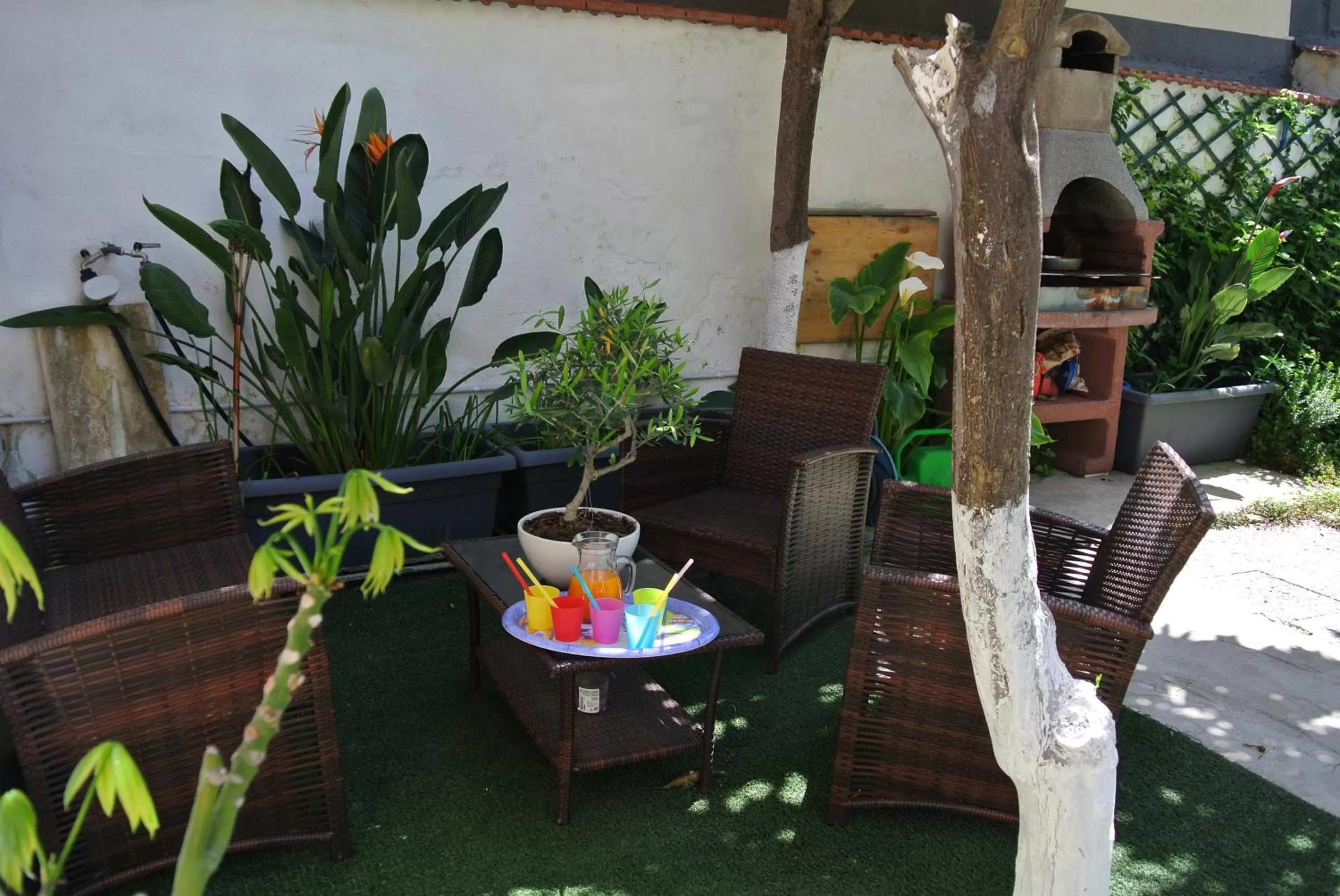 Patio in B&B La Villetta Palese