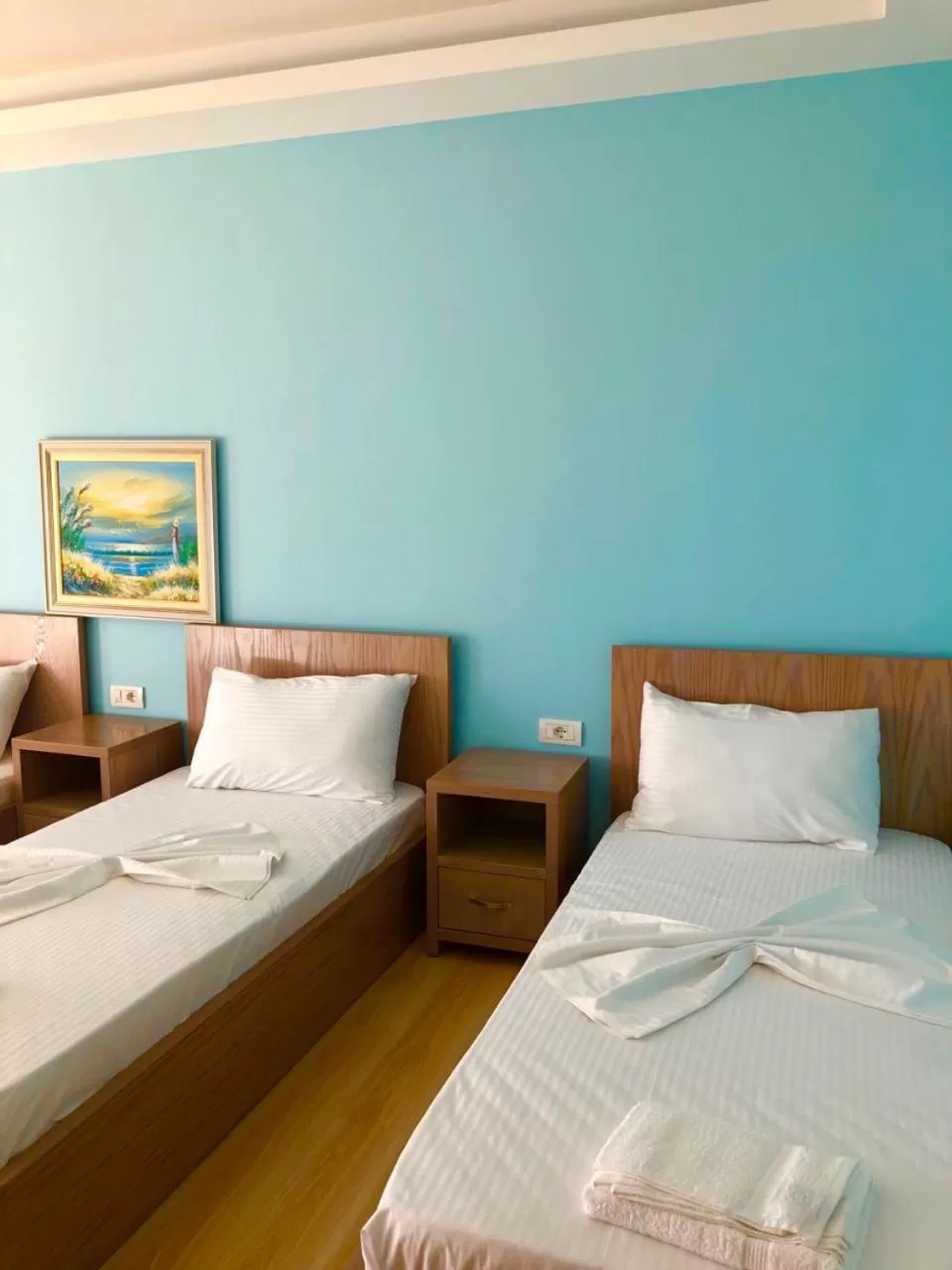 Bed in Aphrodite Garden Rooms & Apartment