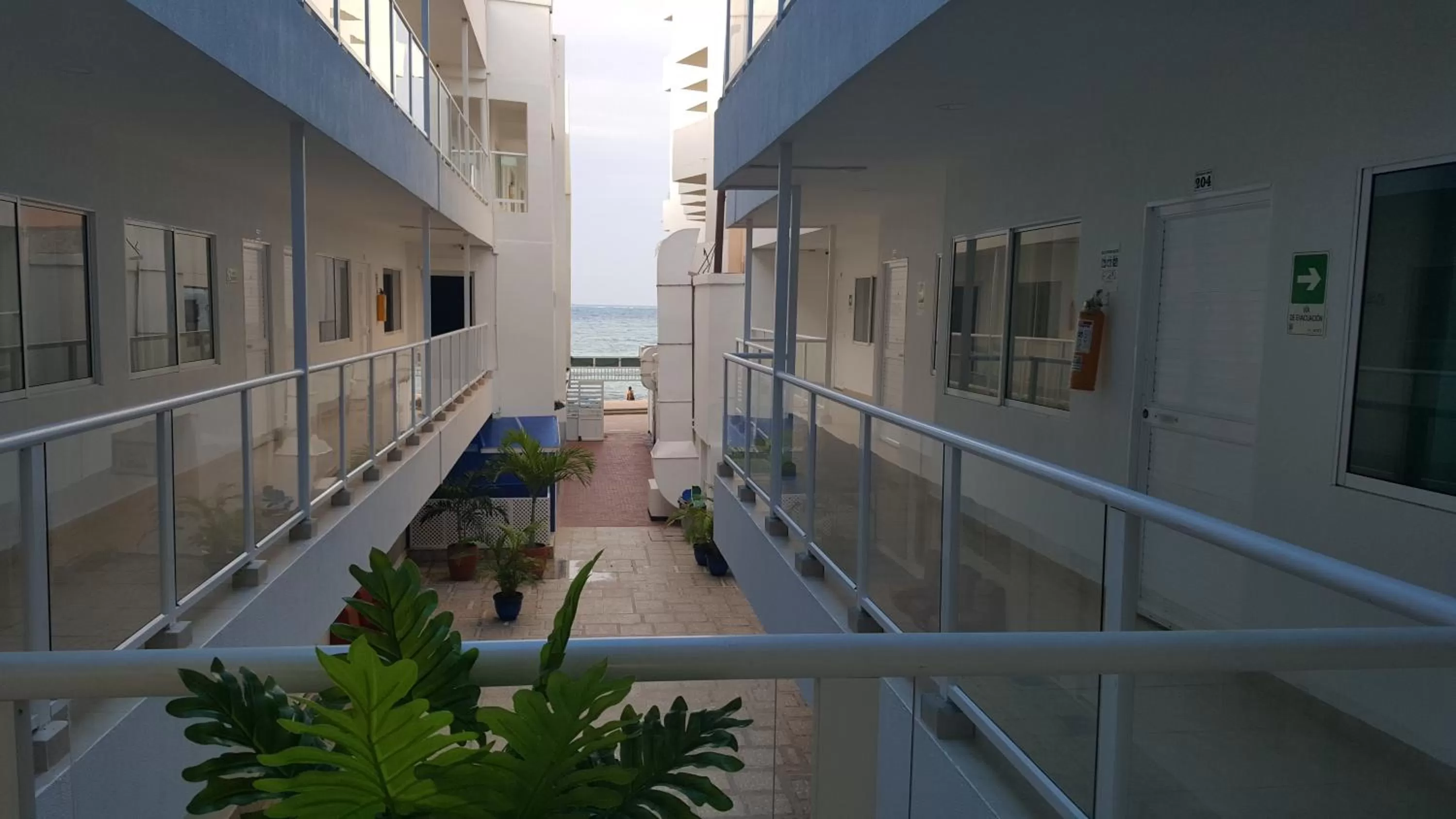 Balcony/Terrace in Caribbean Island Hotel Piso 2