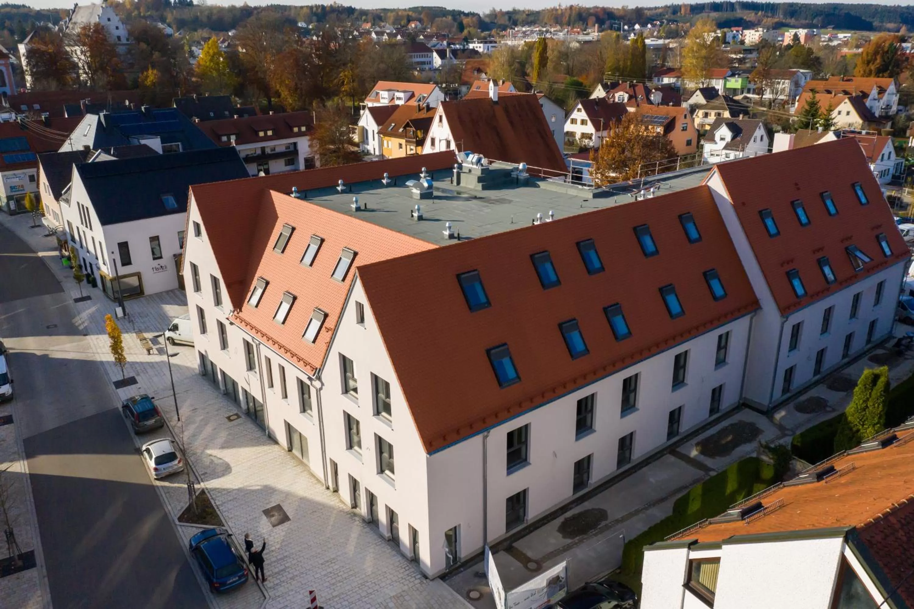 Bird's eye view in Drexel`s Parkhotel am Schloss