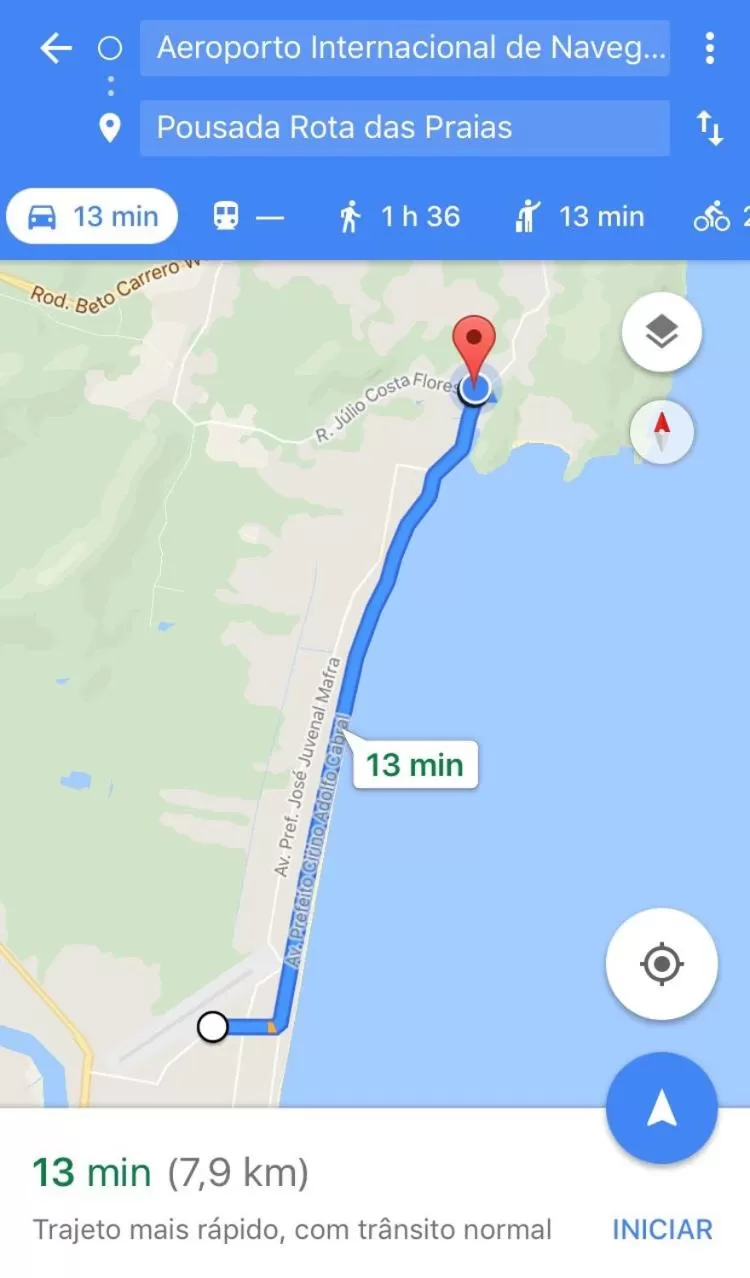 Bird's-eye View in Pousada Rota das Praias